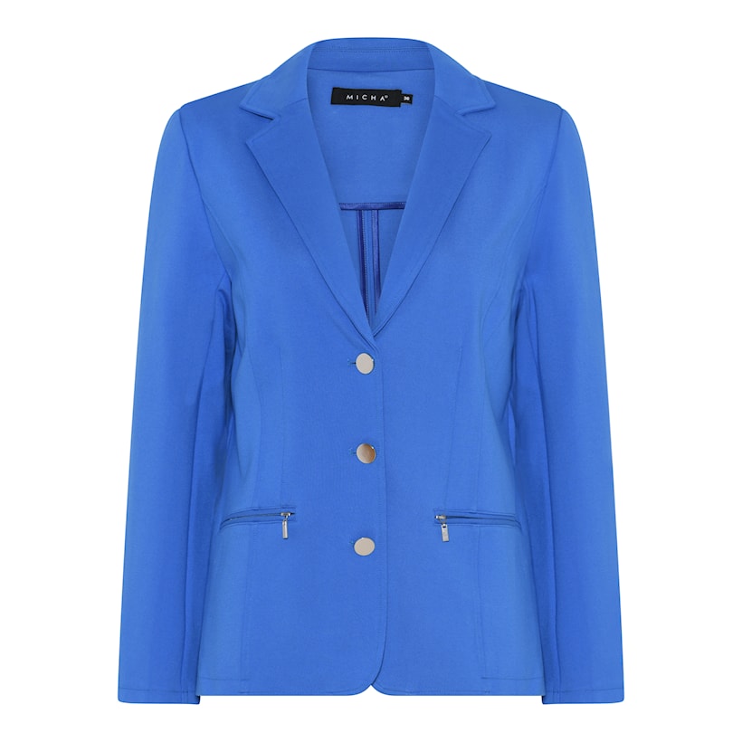 Structured Blazer with Zip Pockets