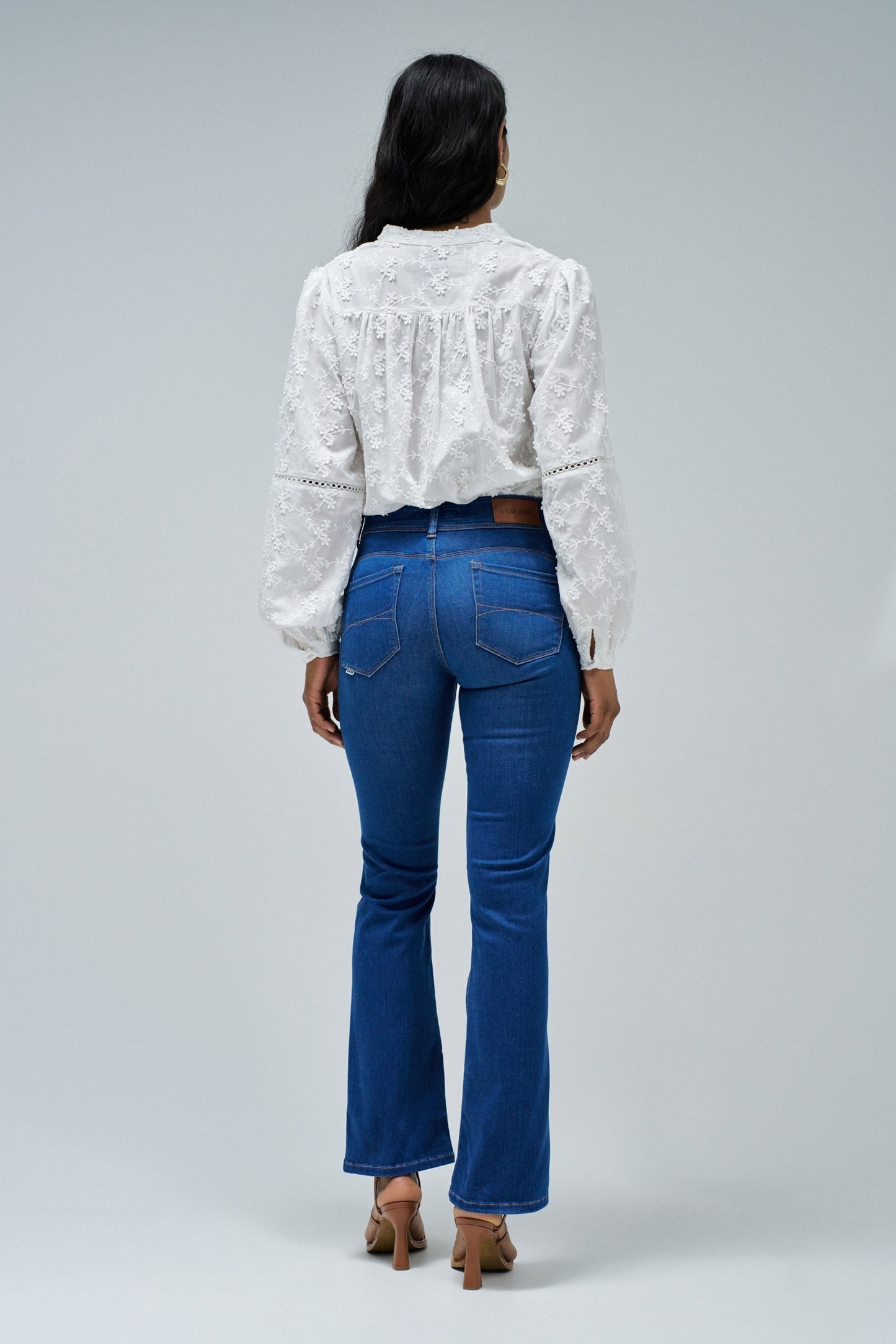 Secret Push in Bootcut Jeans, Blue