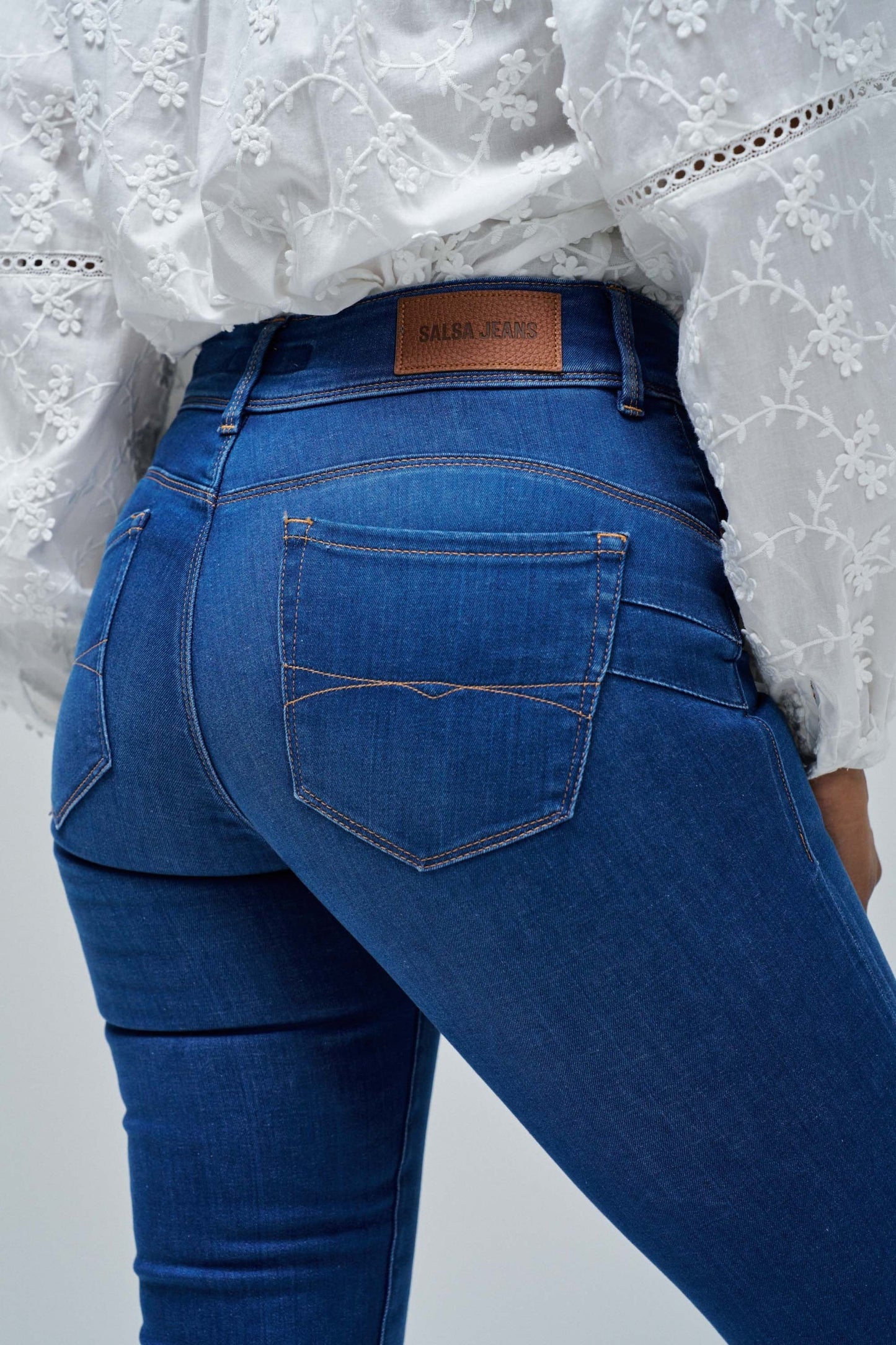 Secret Push in Bootcut Jeans, Blue