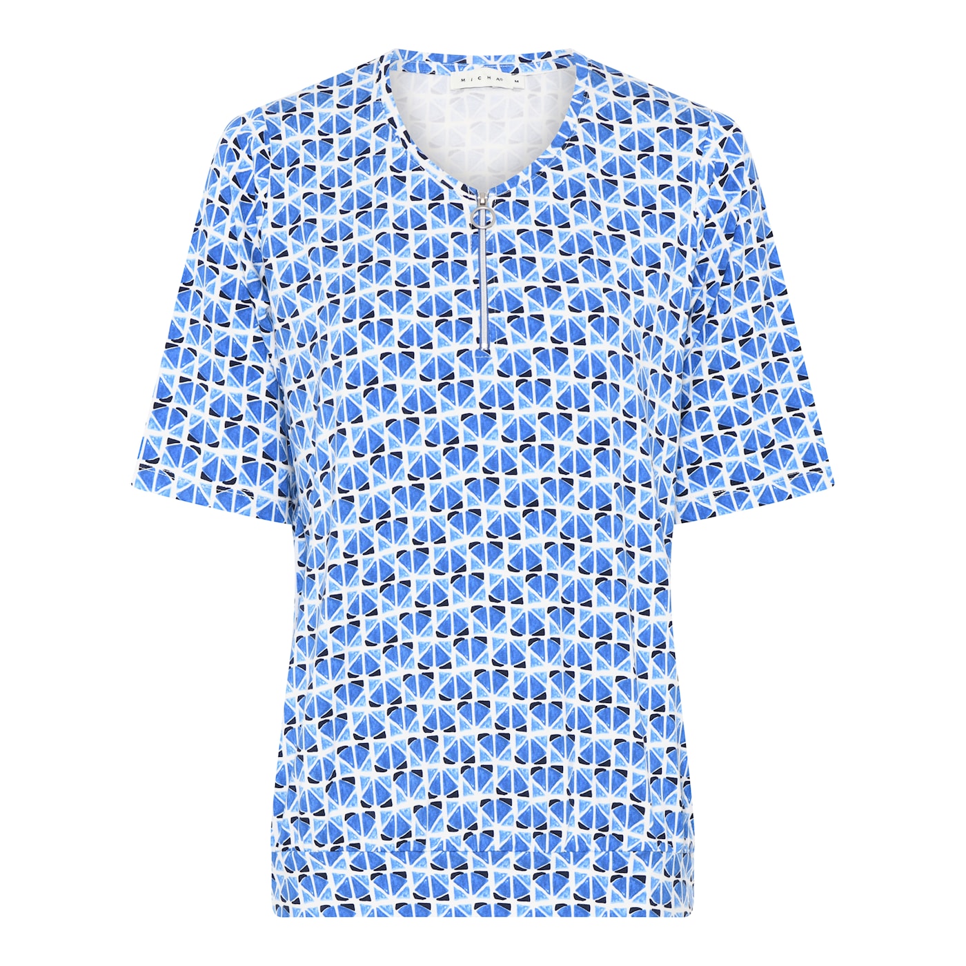 Basic Mosaic T-shirt, Blue