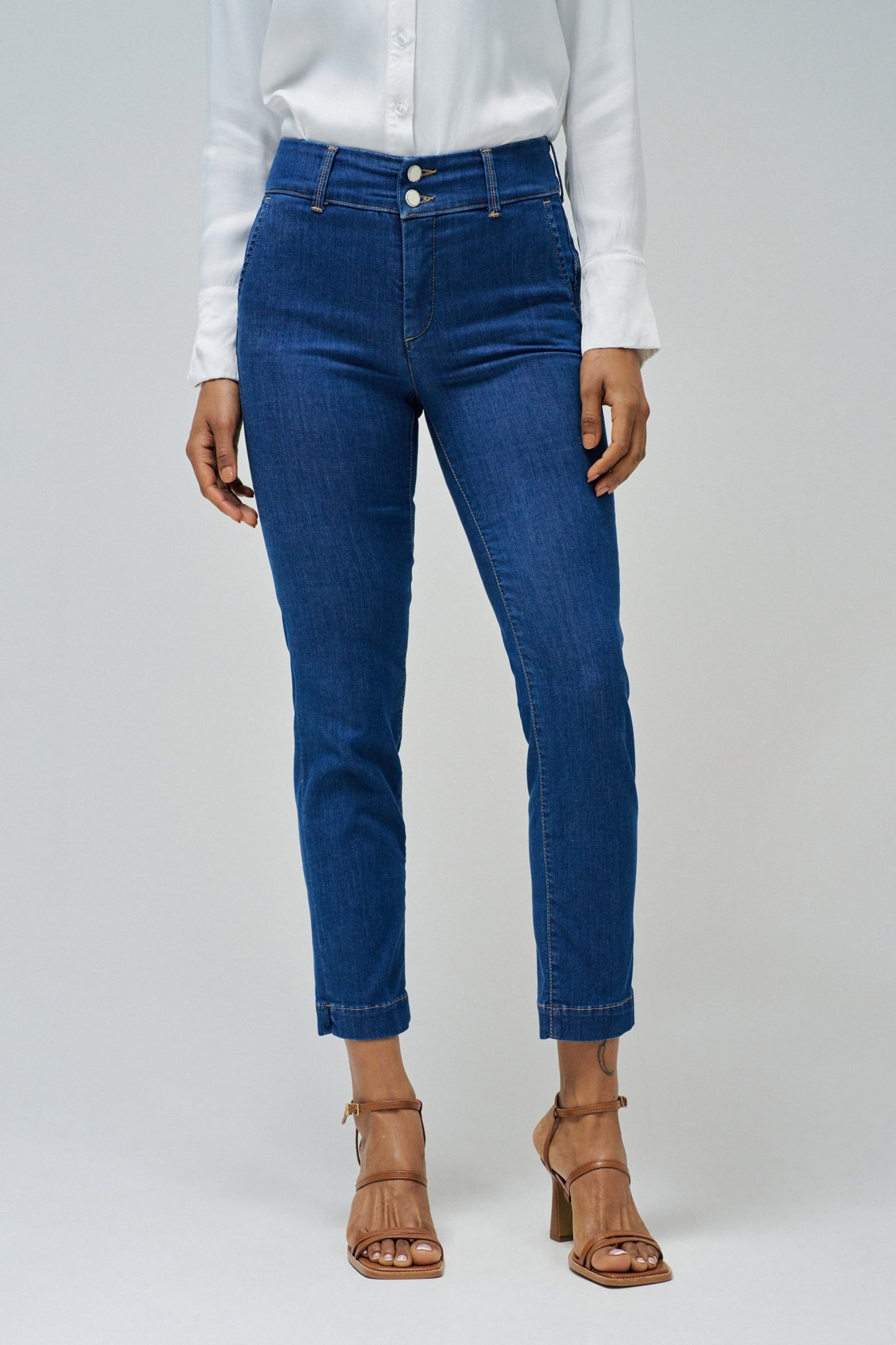 Salsa Secret Push In Cropped Slim Jeans