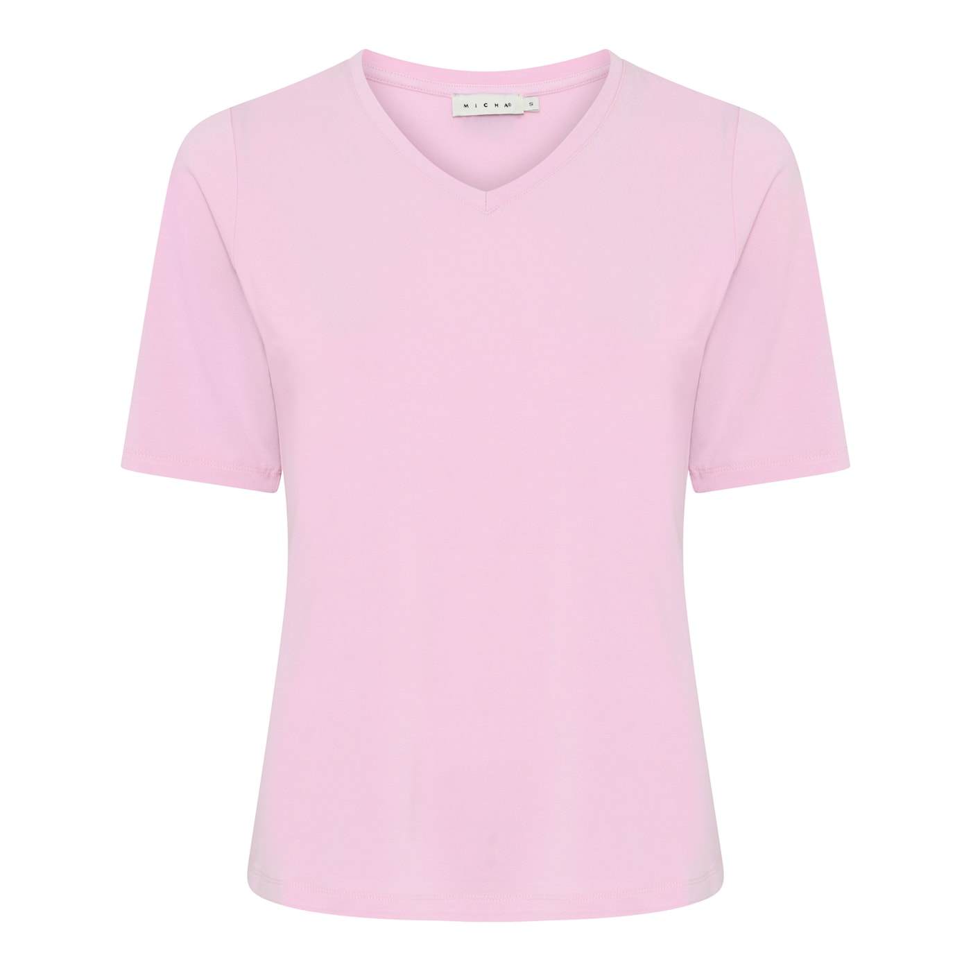 Basic V-Neck Viscose T-Shirt