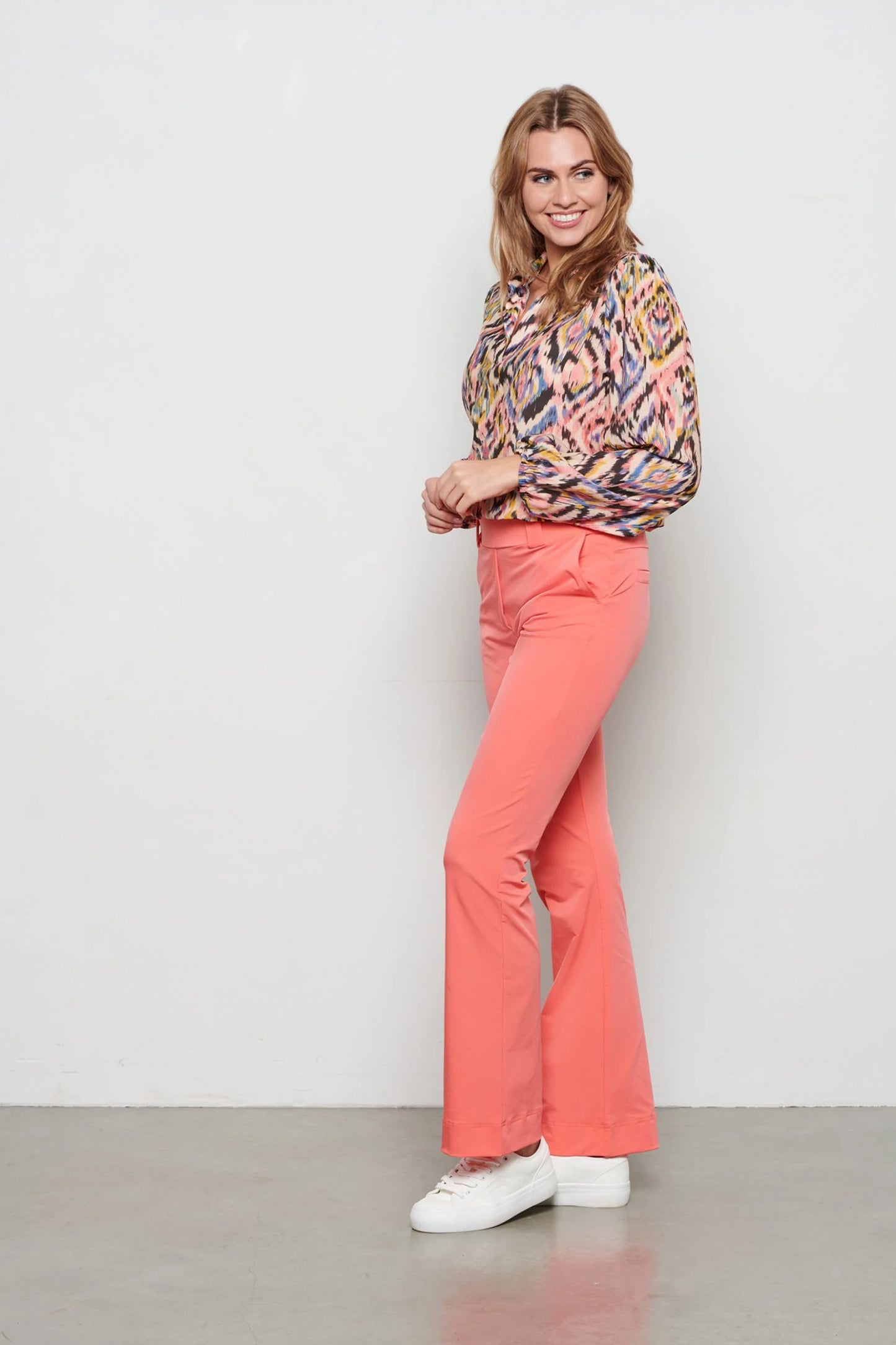 Wendy Ikat Print Shirt