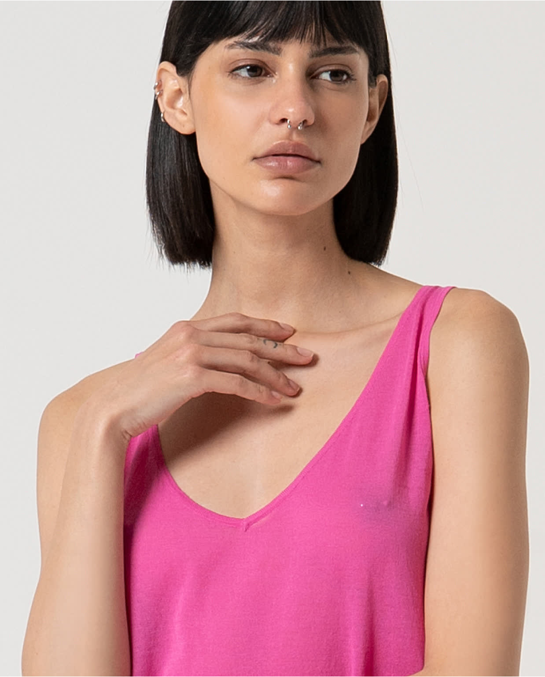 Basic Cotton Strappy Top