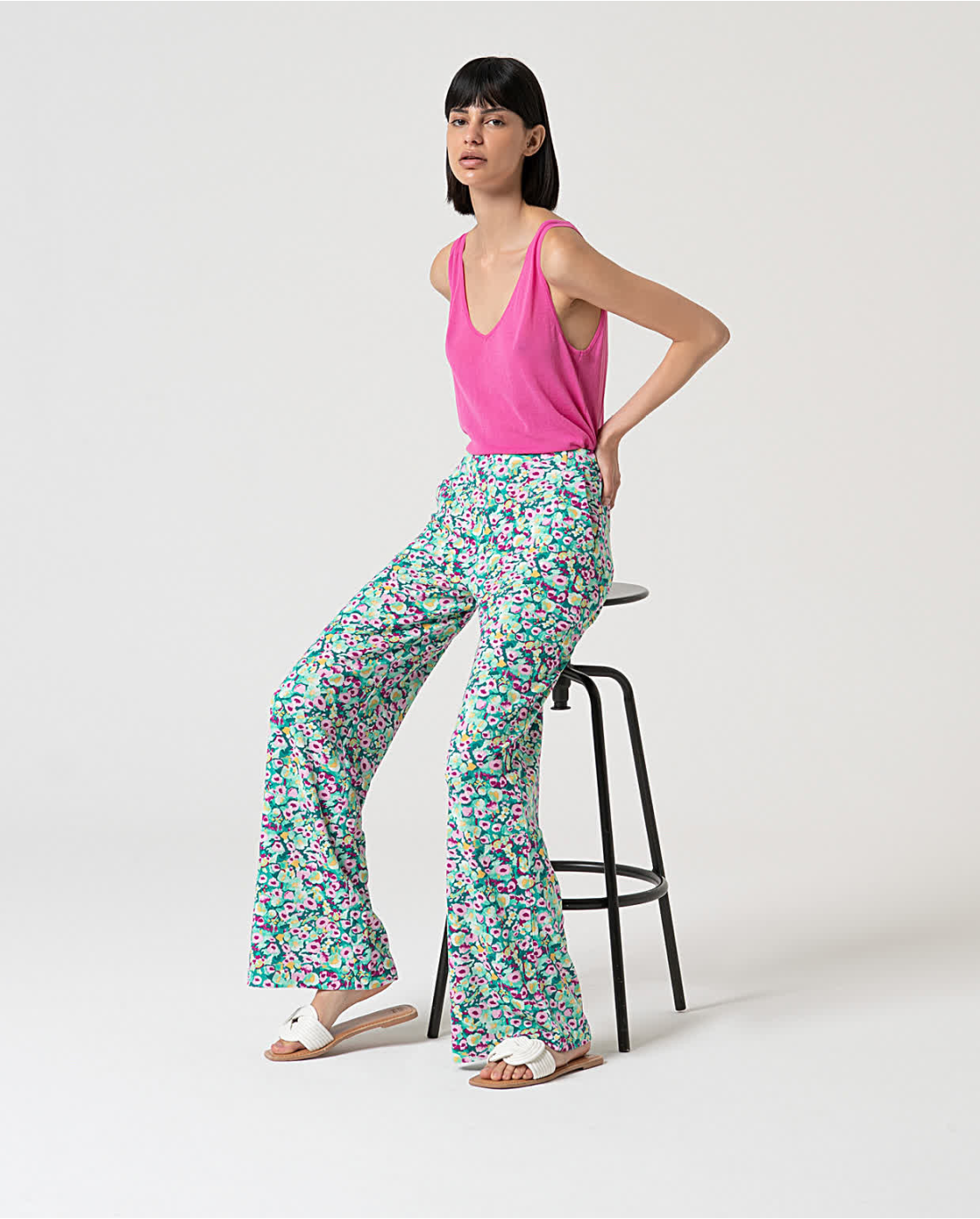 Basic Cotton Strappy Top