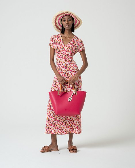 Printed Midi Dress – Multicolour