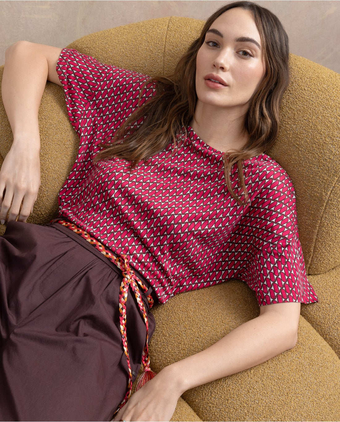 Culottes with Braided Belt