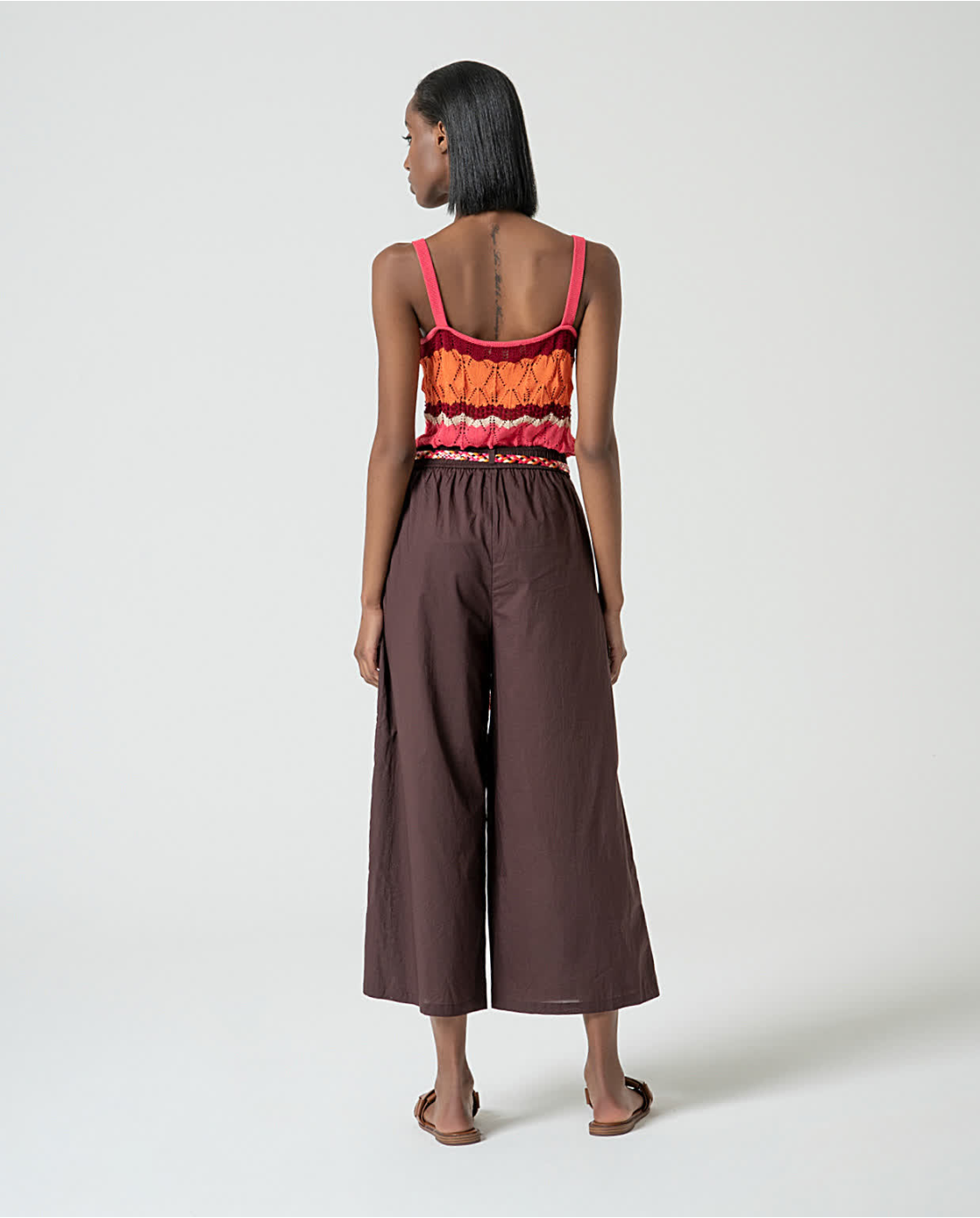 Culottes with Braided Belt