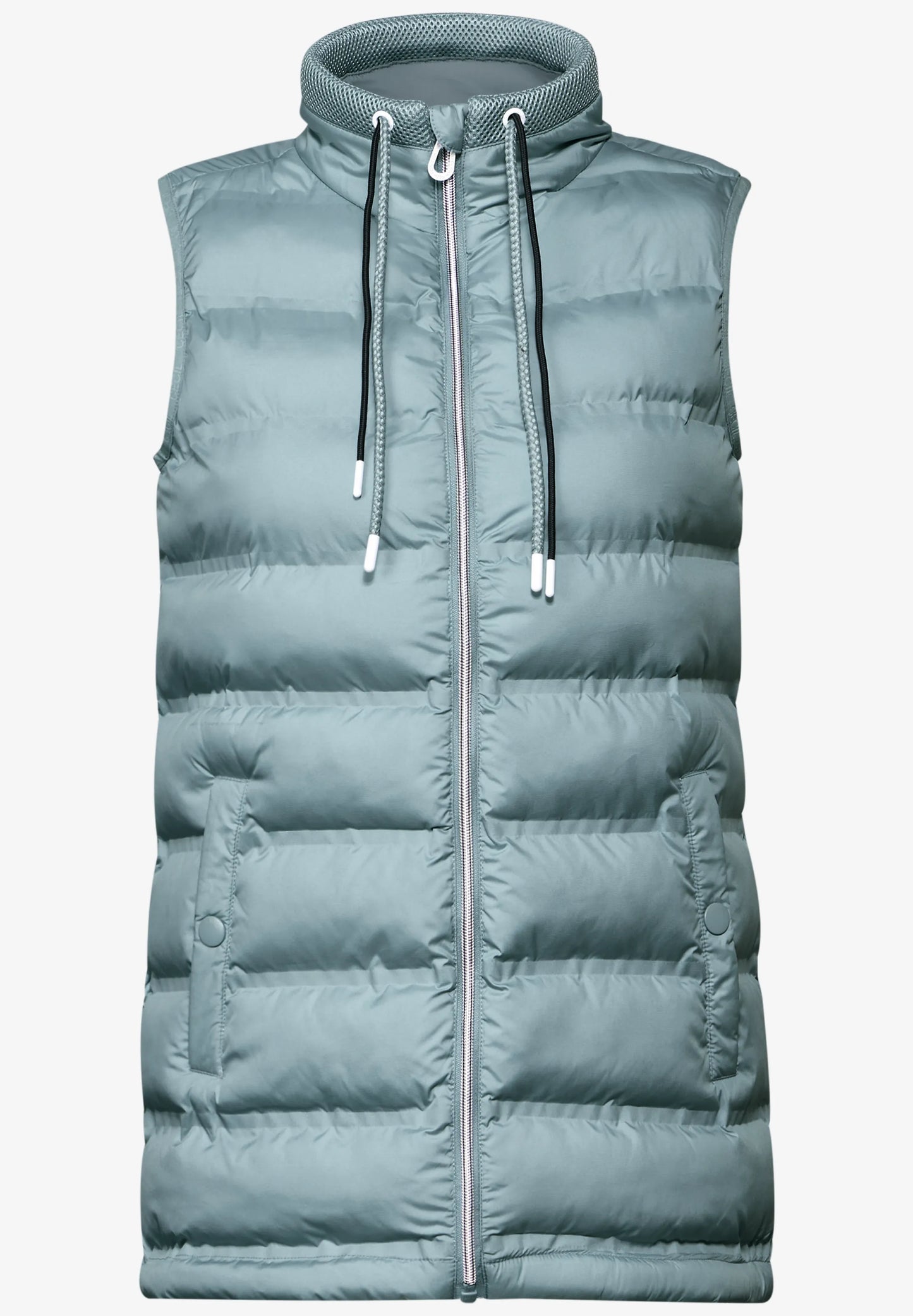Midi Lined Gilet, Mint