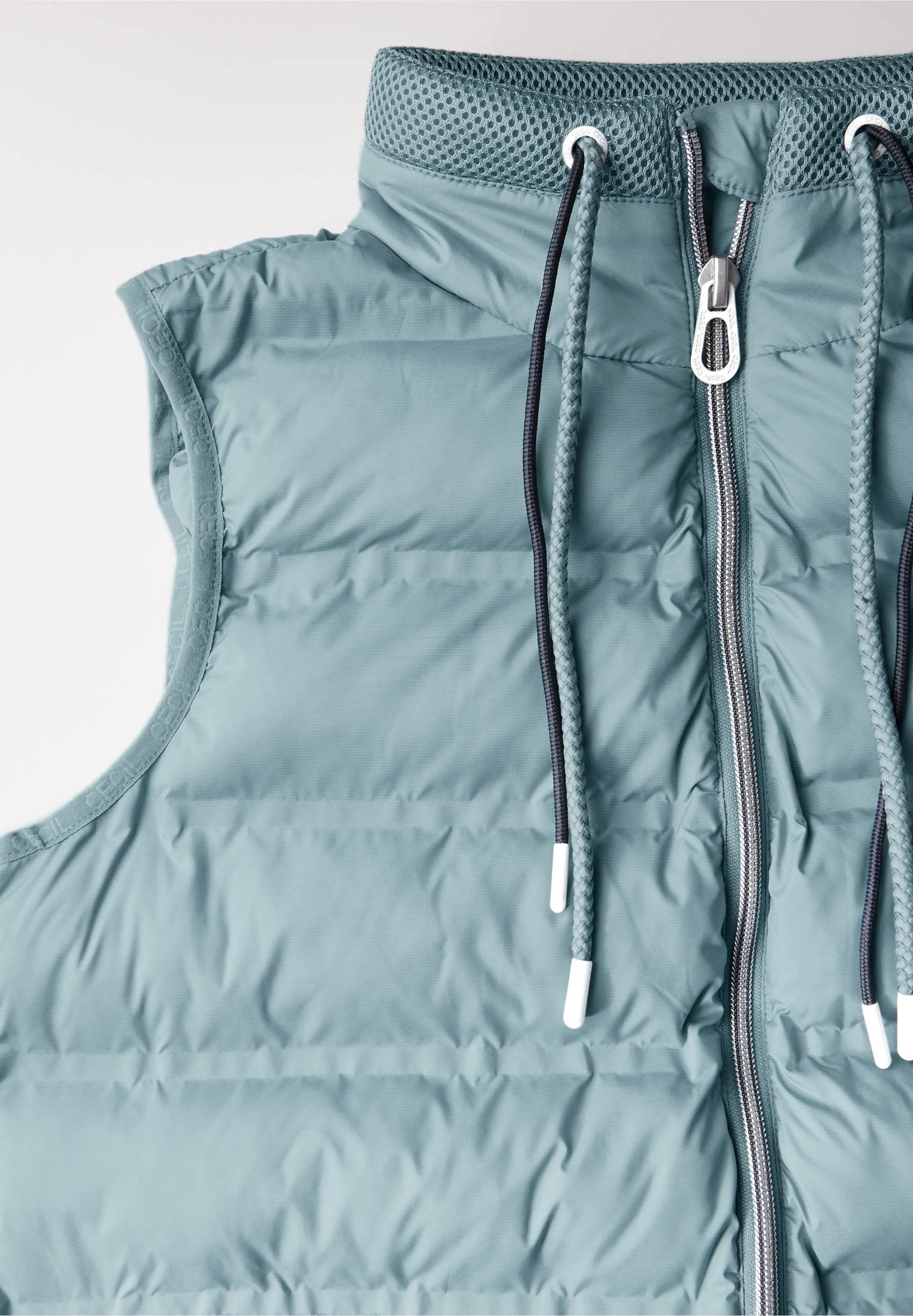 Midi Lined Gilet, Mint