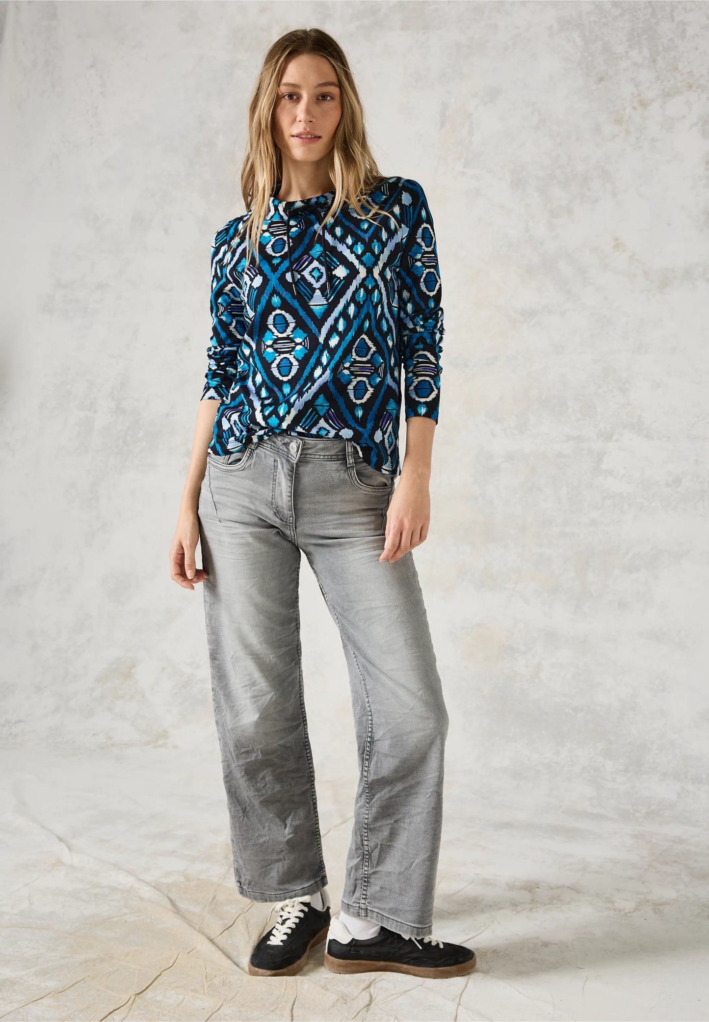 Long Sleeve Top with Print