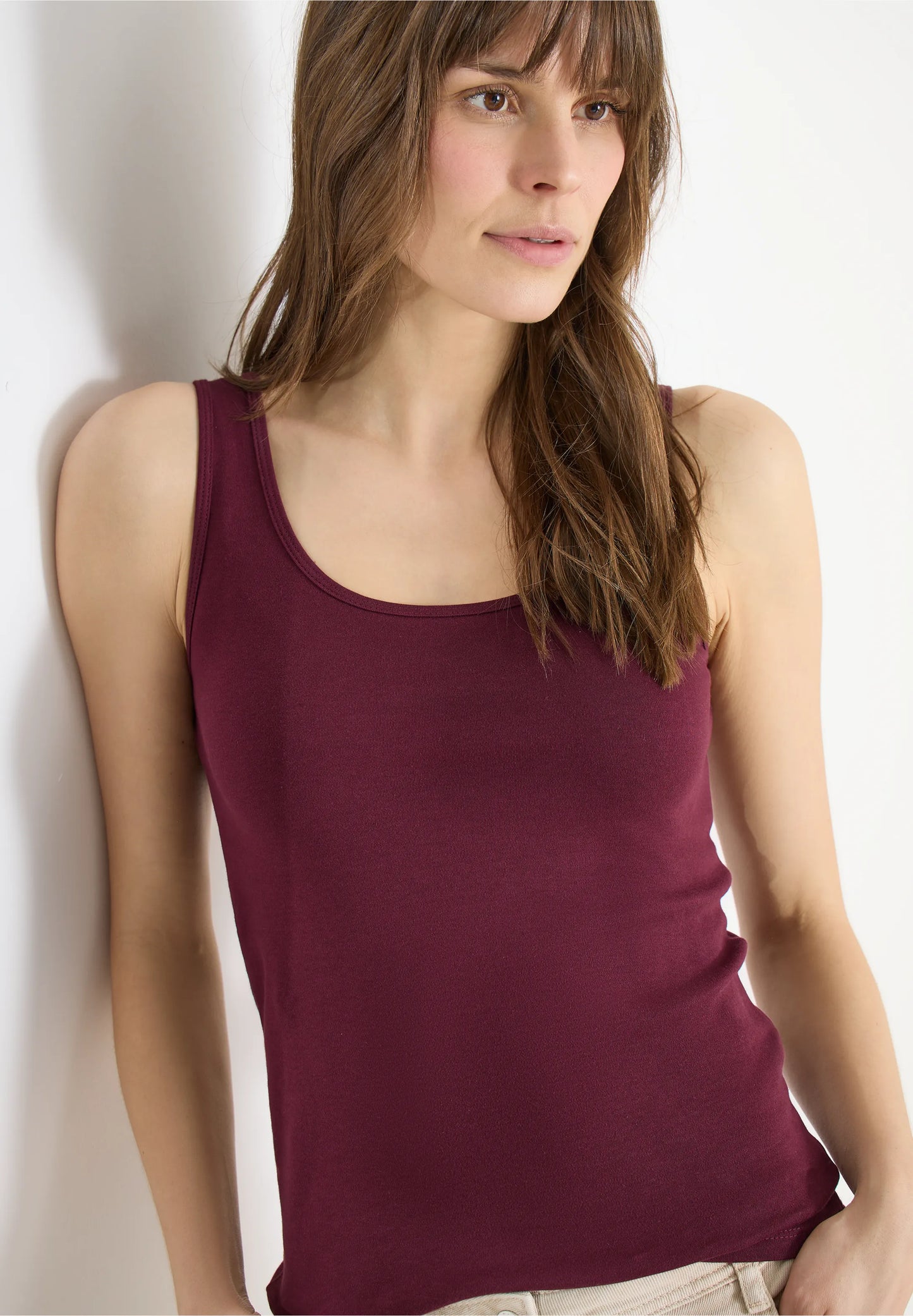 Basic Top, Sweet Grape Red