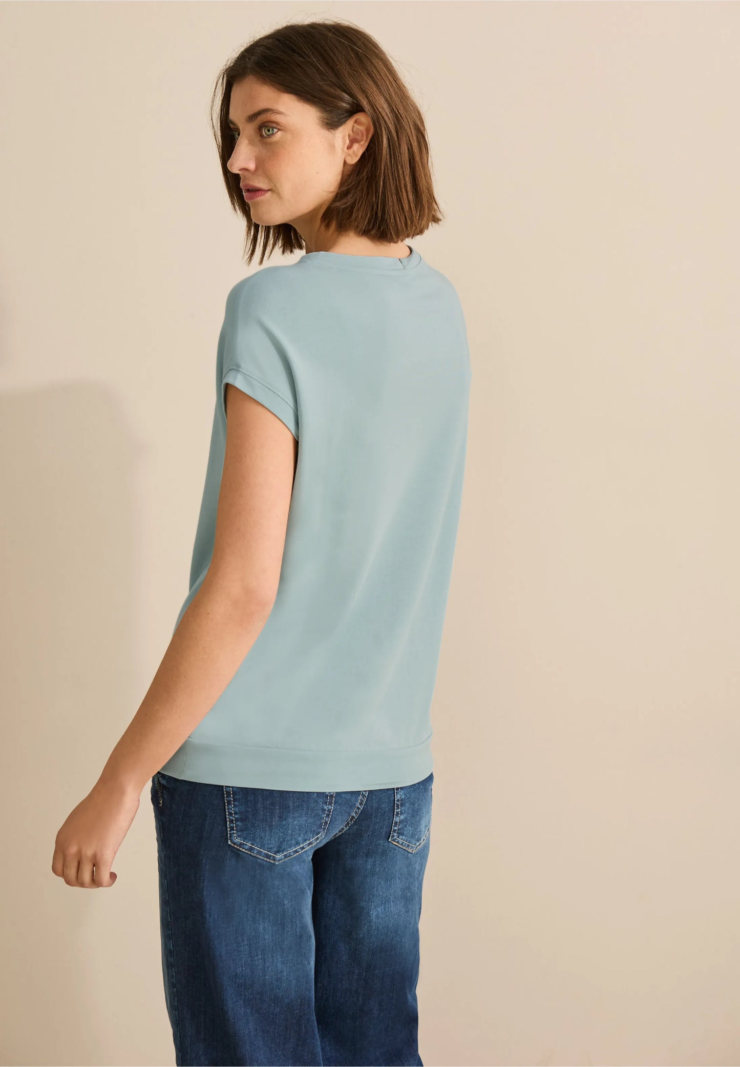 T-Shirt With Glitter Print