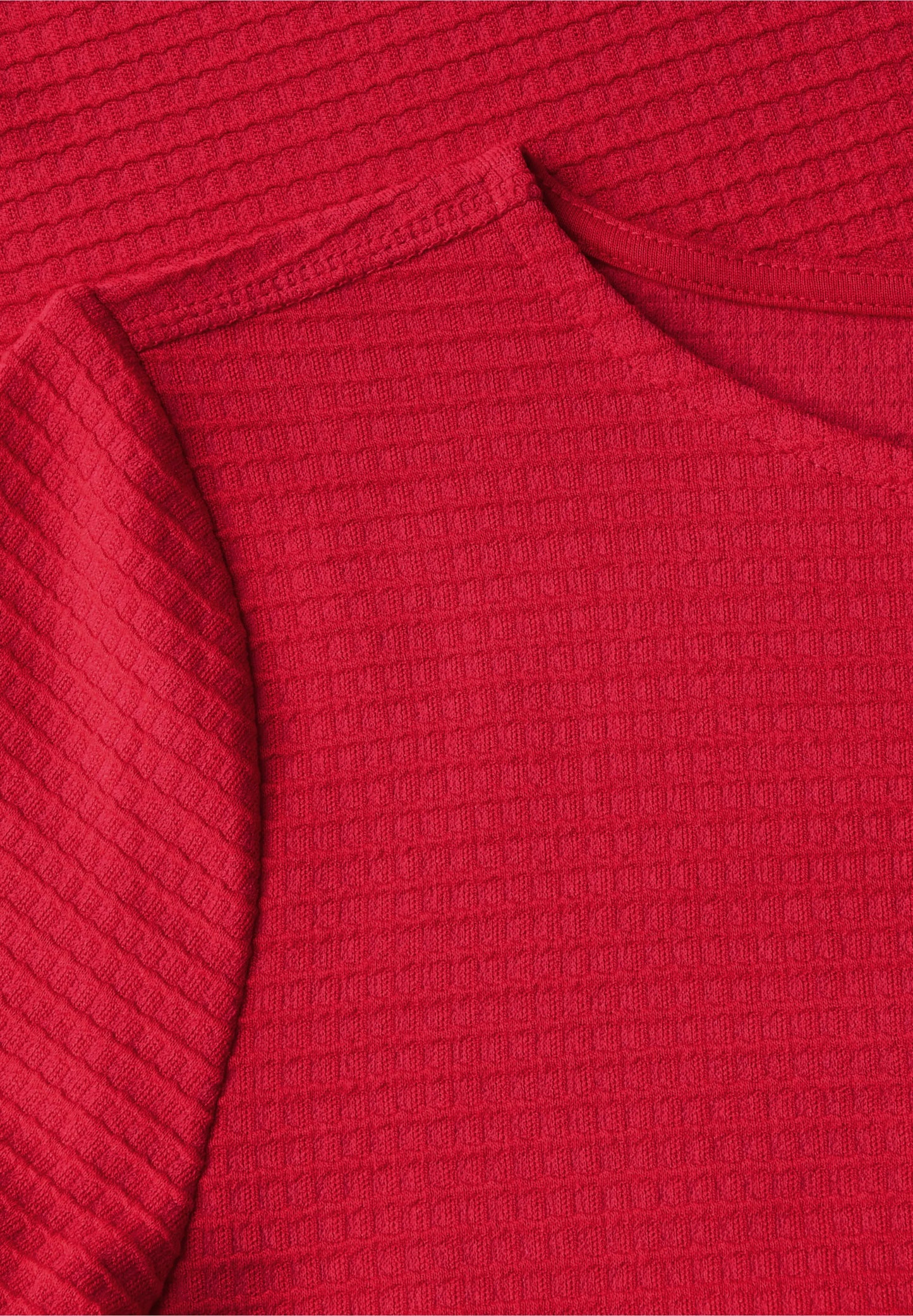 Knot Detail T-Shirt with Boat Neck, Glazed Apple Red