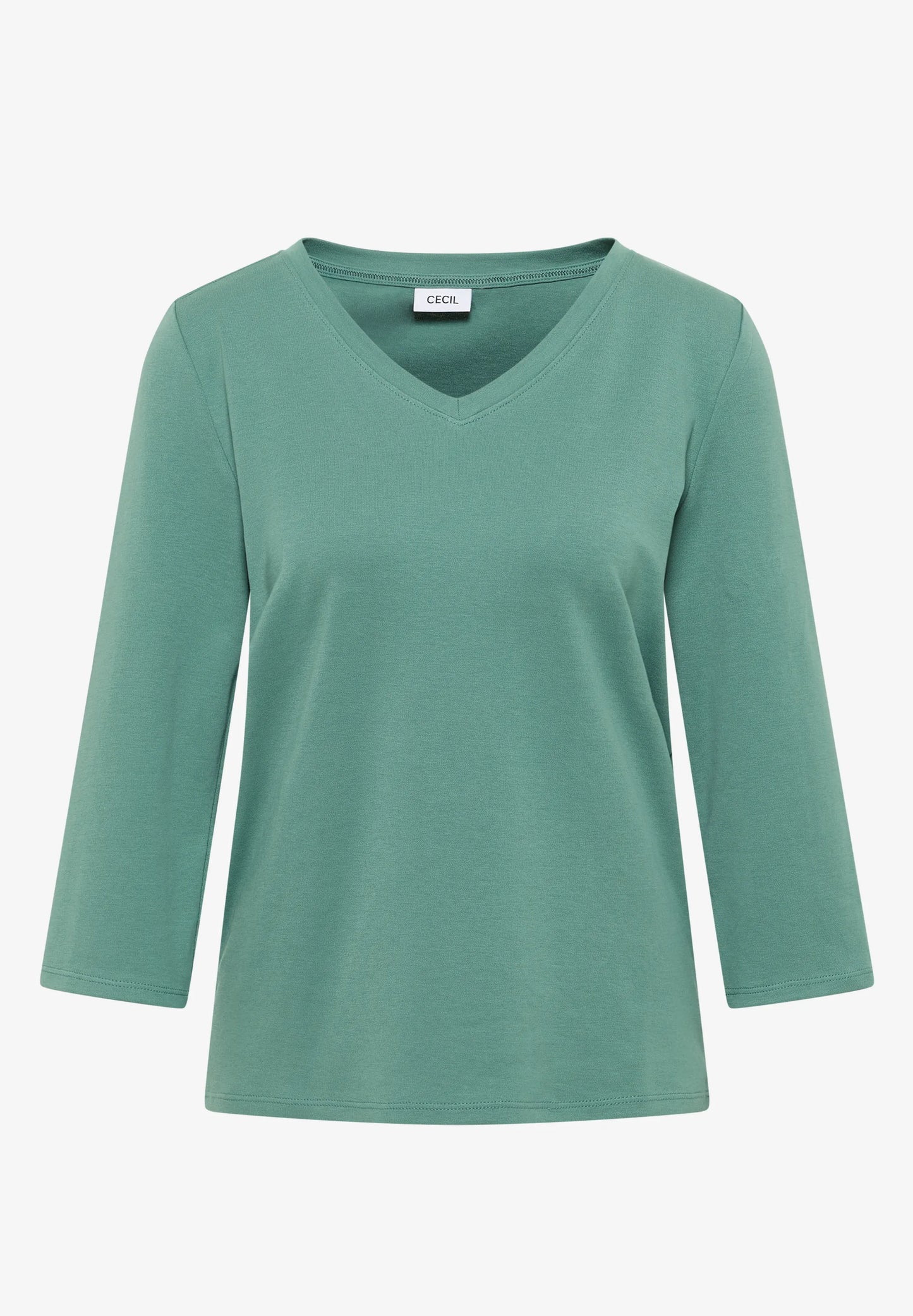 Basic V-Neck Cotton Top