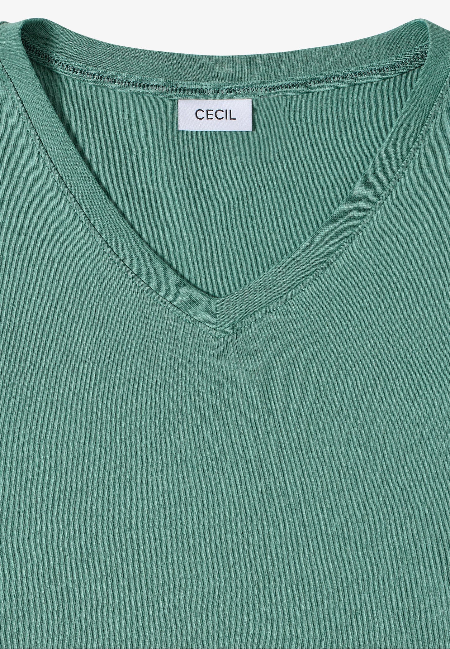 Basic V-Neck Cotton Top