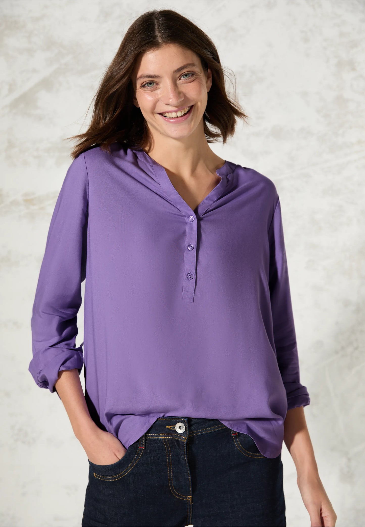 Blouse with Button Placket