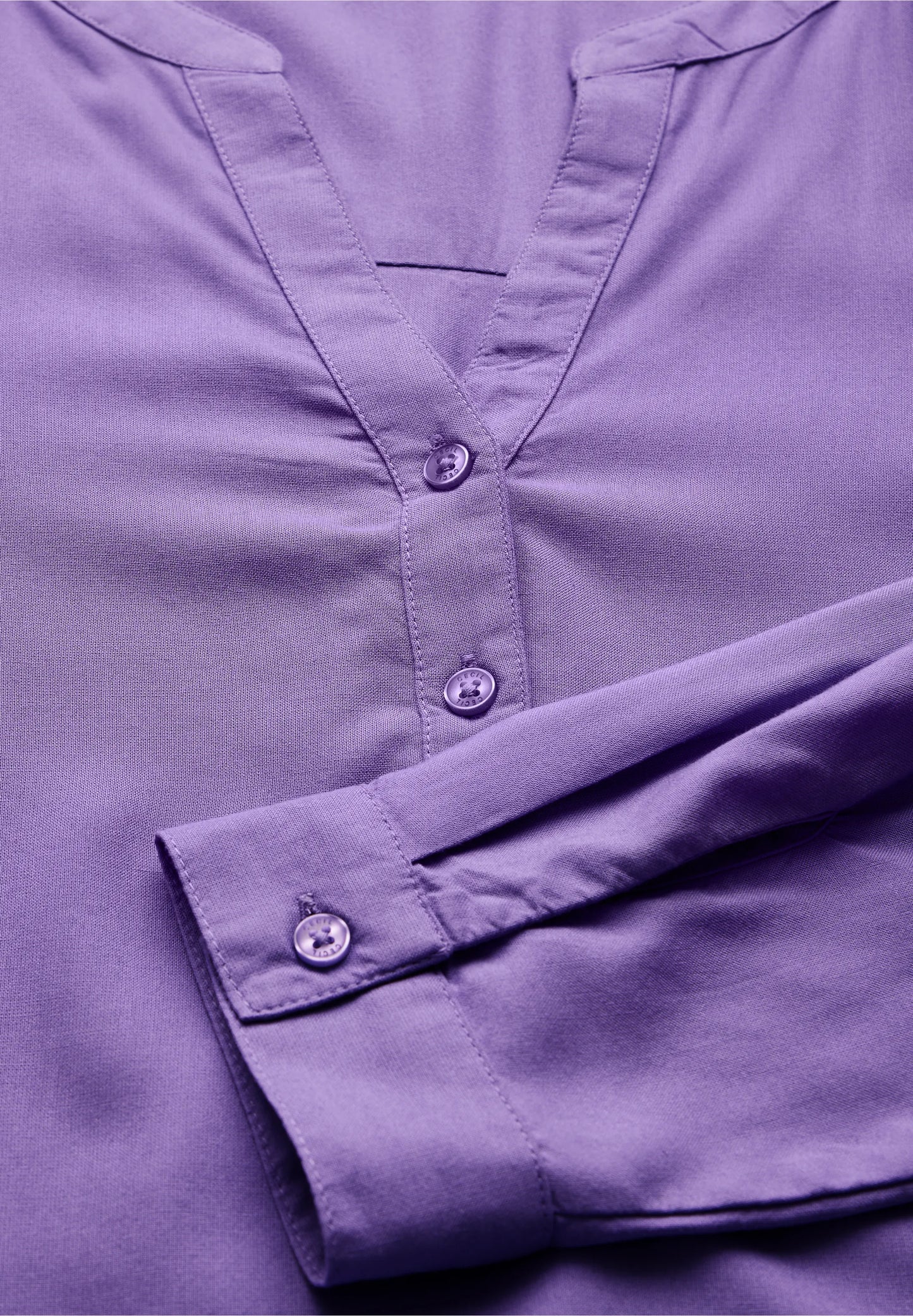 Blouse with Button Placket