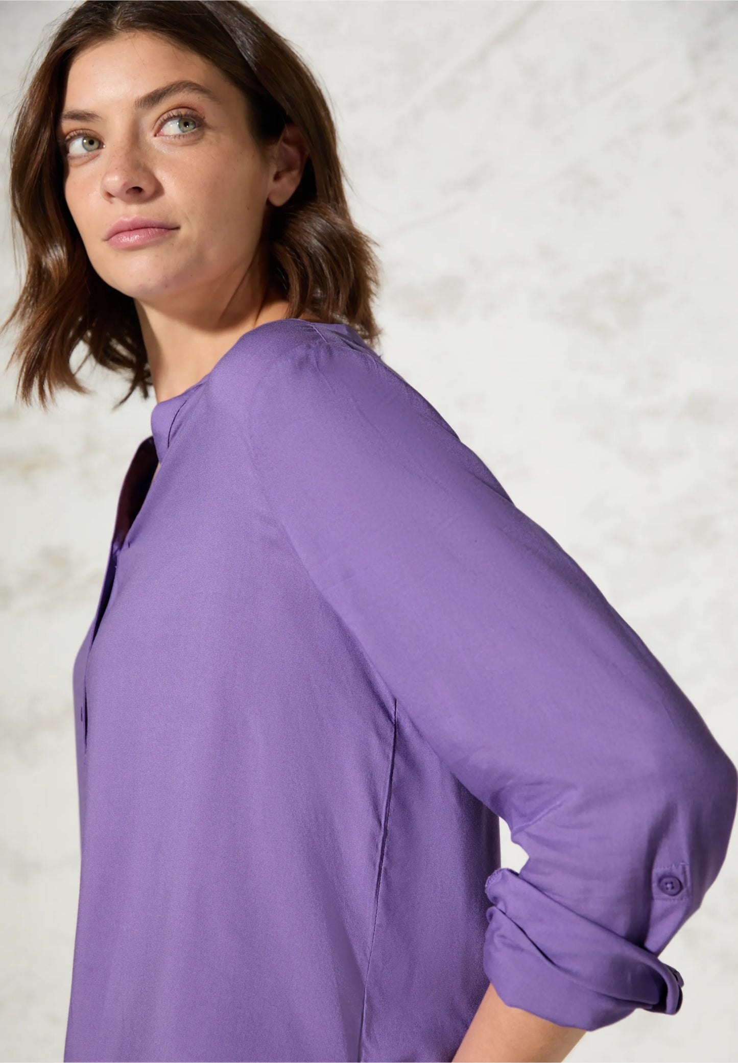 Blouse with Button Placket