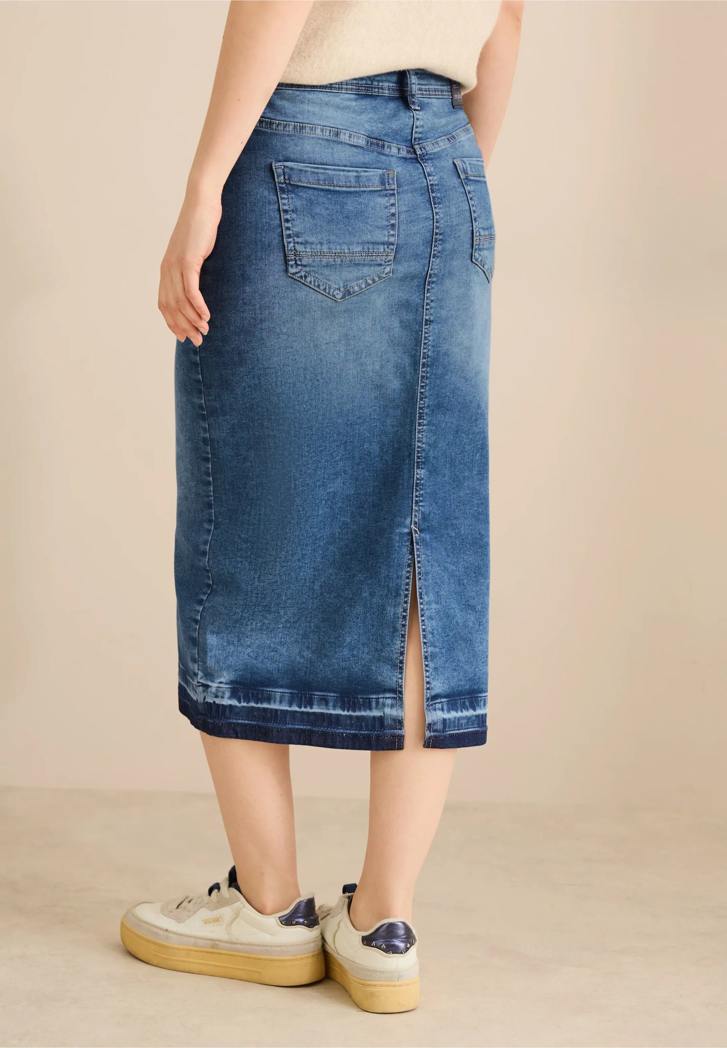 Midi Denim Skirt