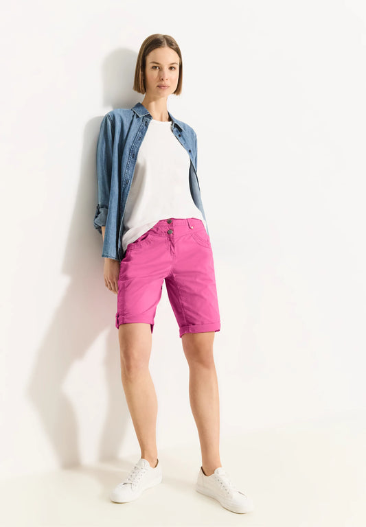 Shorts with Straight Legs, Pink