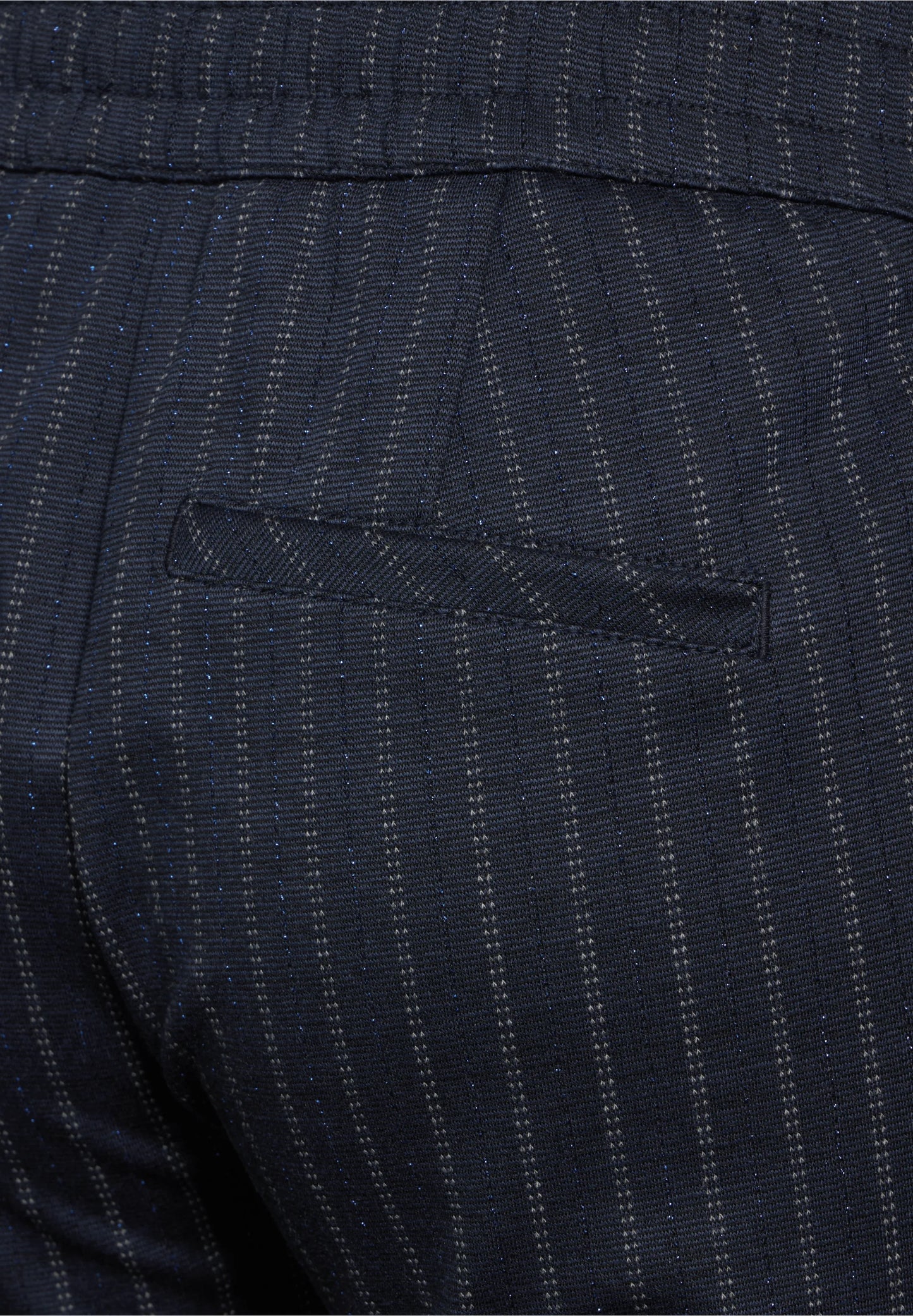 Pinstriped trousers