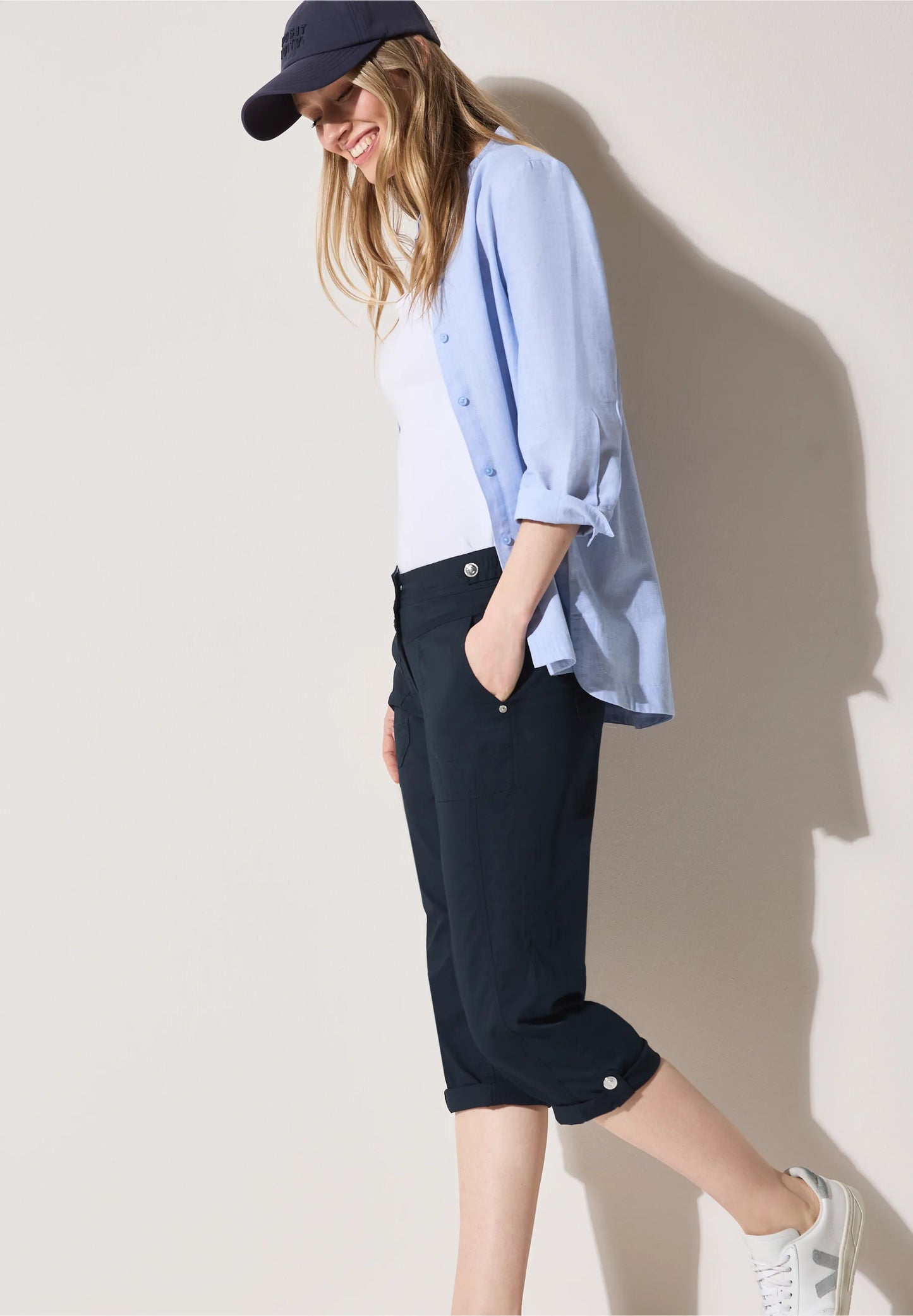 3/4 Papertouch Trousers, Universal Blue
