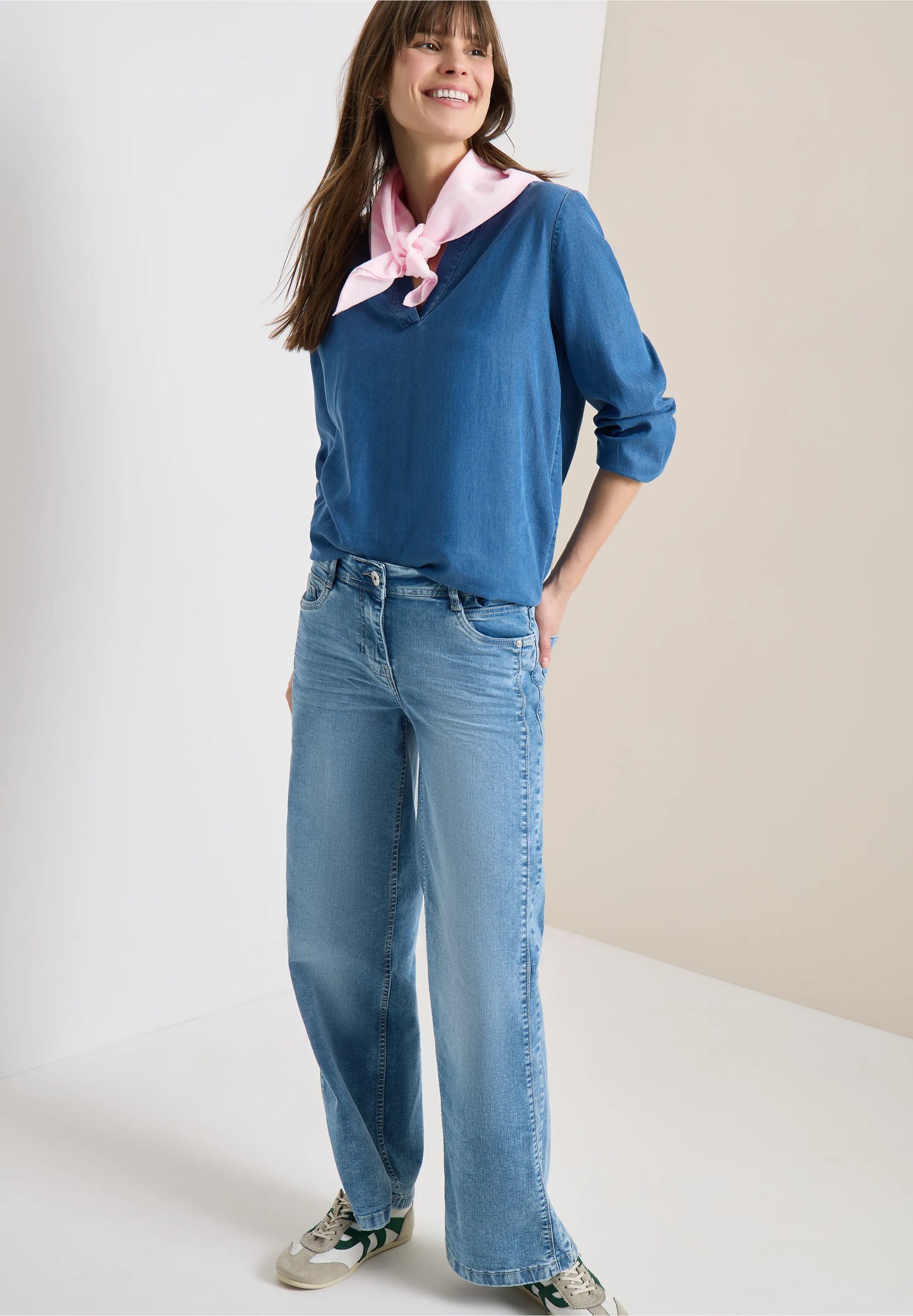 Printed Bandana with Logo Detail, Pink