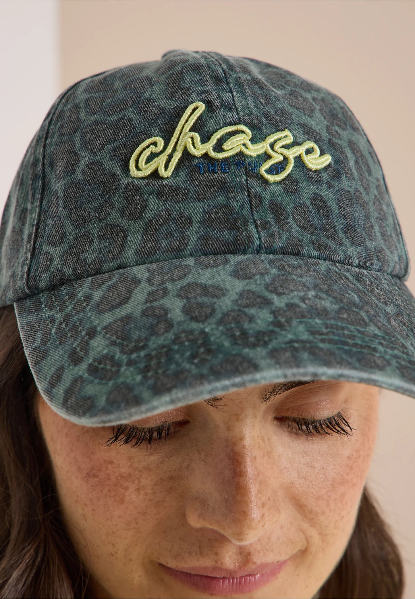 Leopard Print Cotton Baseball Cap