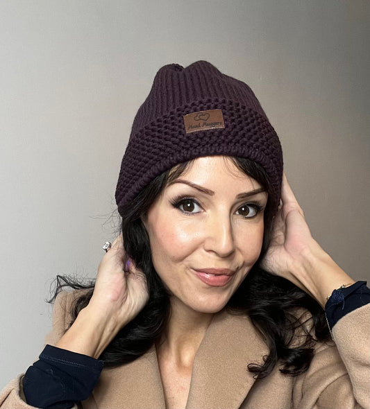 The Head Huggers Hat, Chocolate Brown