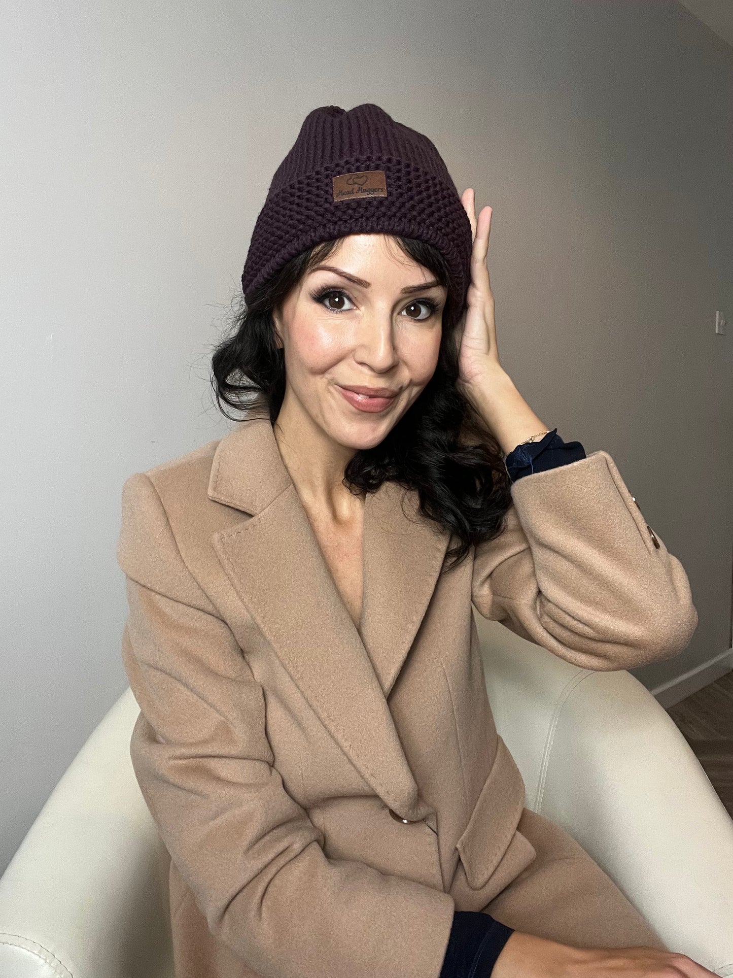 The Head Huggers Hat, Chocolate Brown