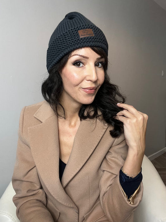 The Head Huggers Hat, Charcoal Grey