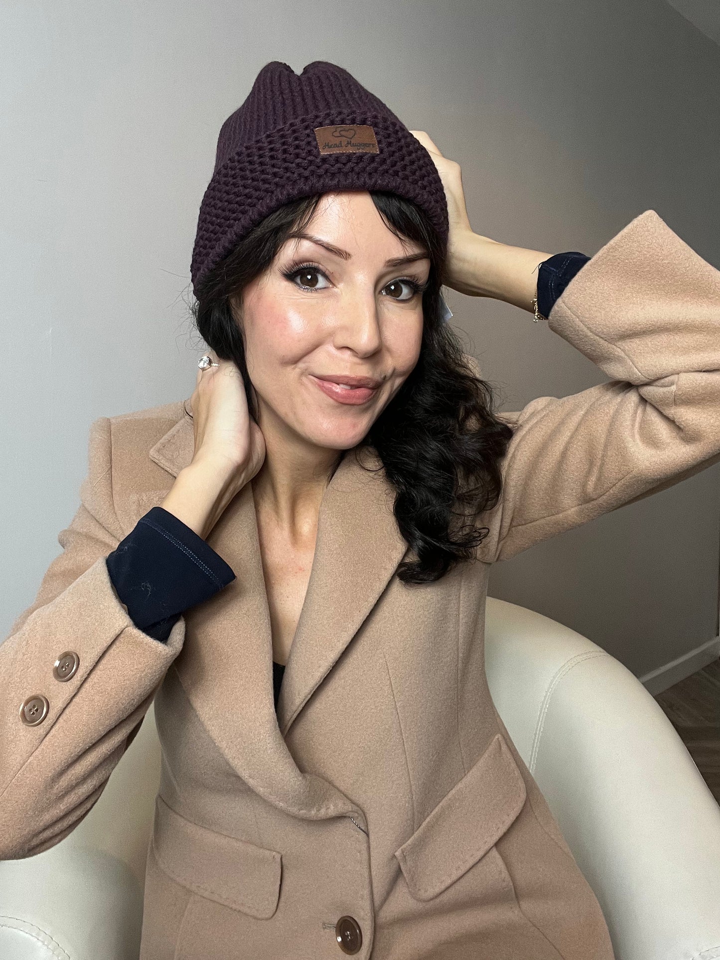 The Head Huggers Hat, Chocolate Brown