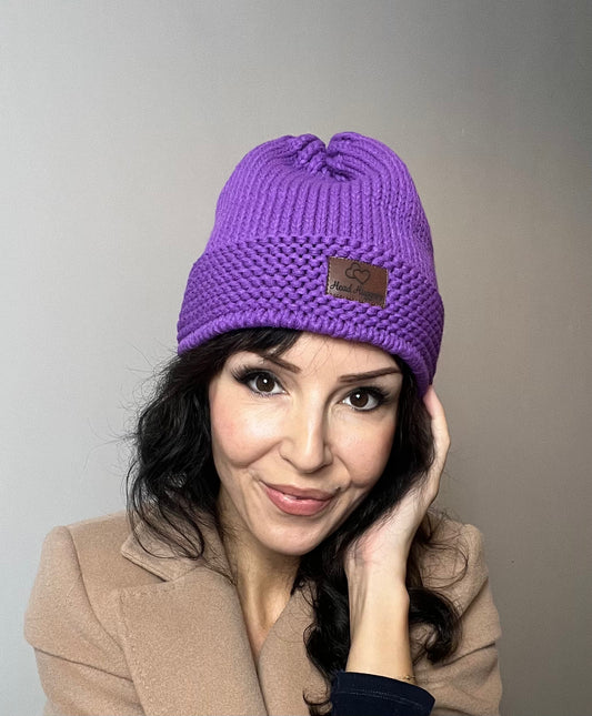 The Head Huggers Hat, Purple