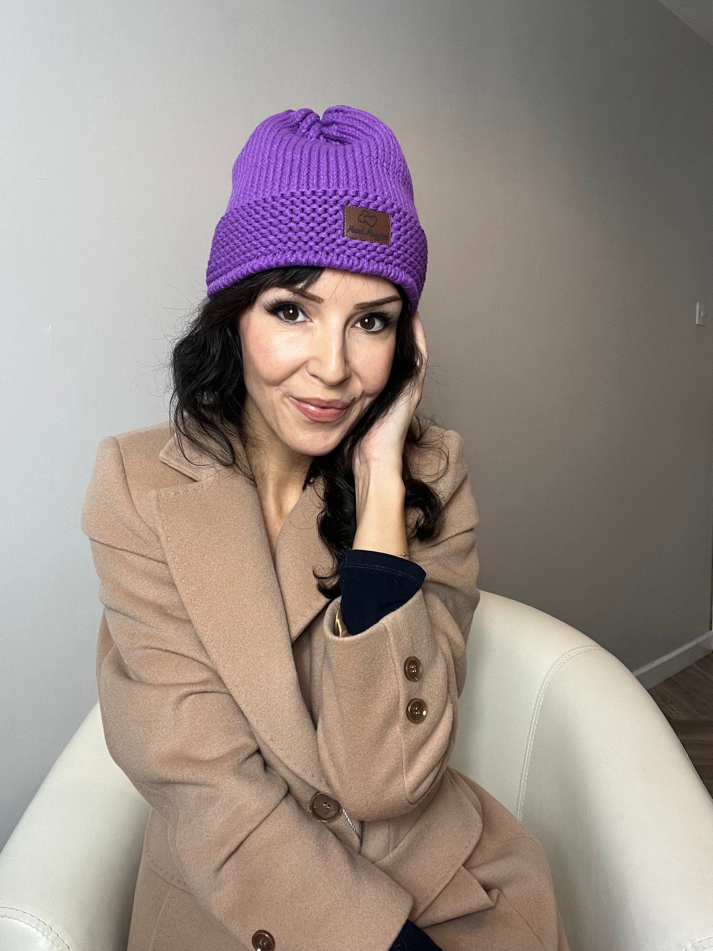 The Head Huggers Hat, Purple