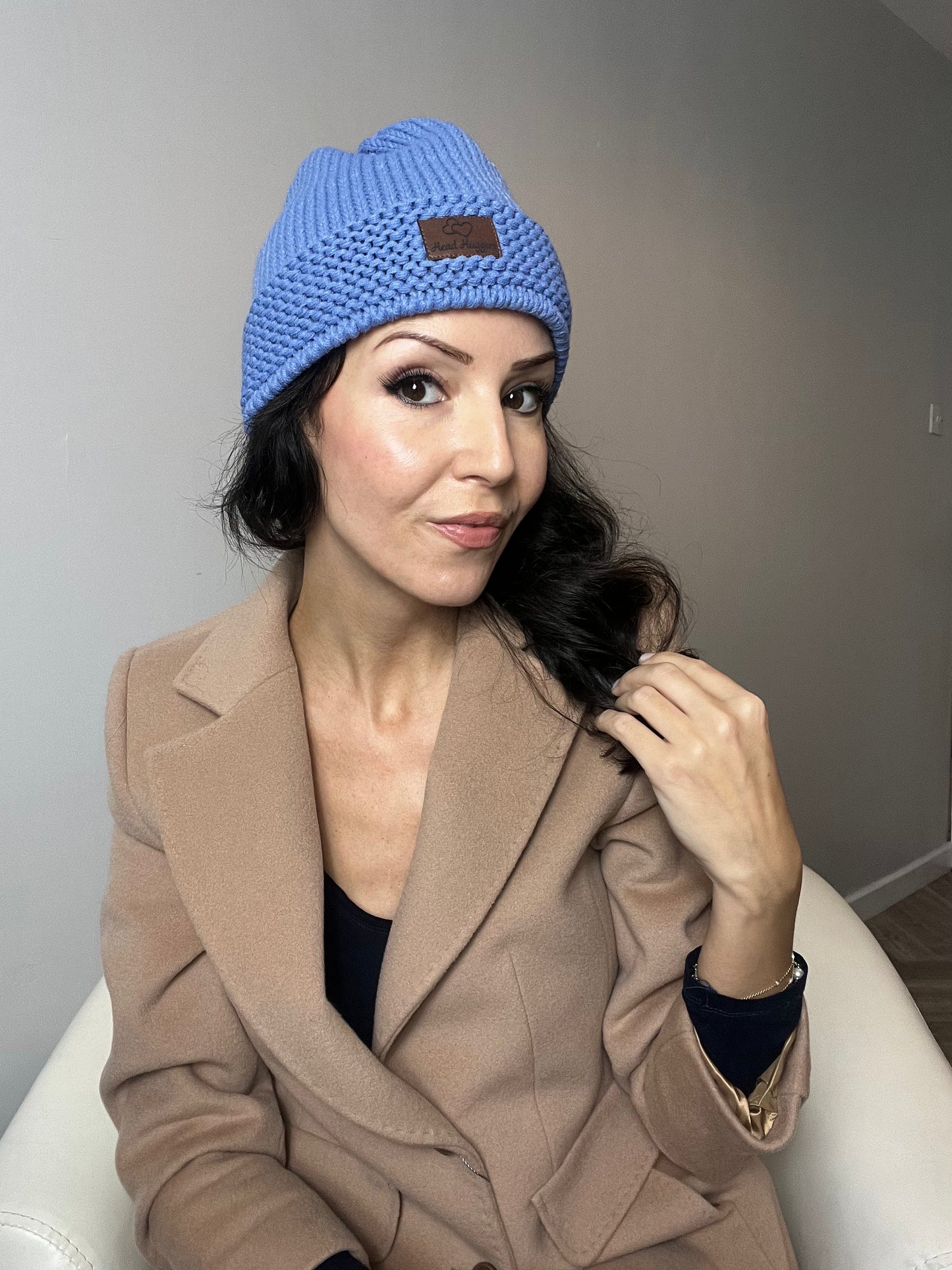 The Head Huggers Hat, Dusty Blue