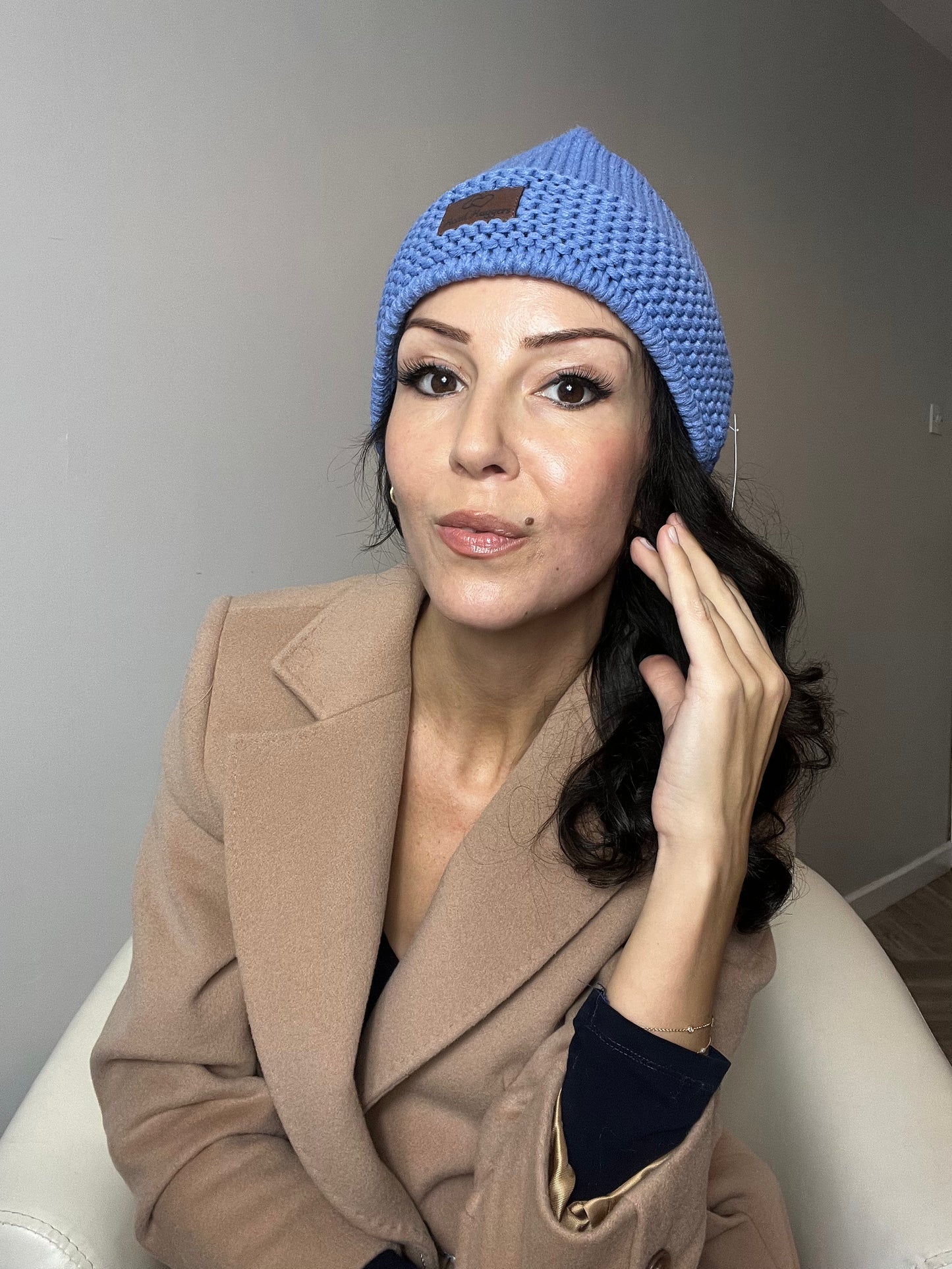 The Head Huggers Hat, Dusty Blue