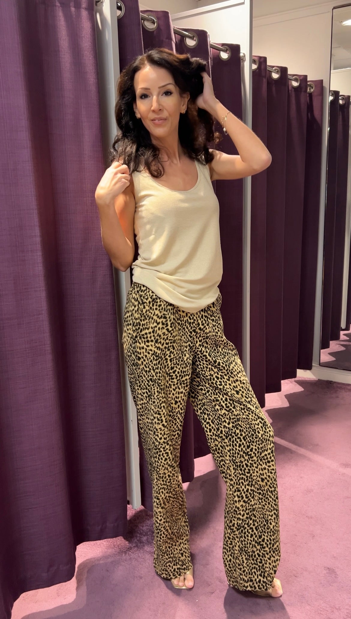 Leopard Print Trousers