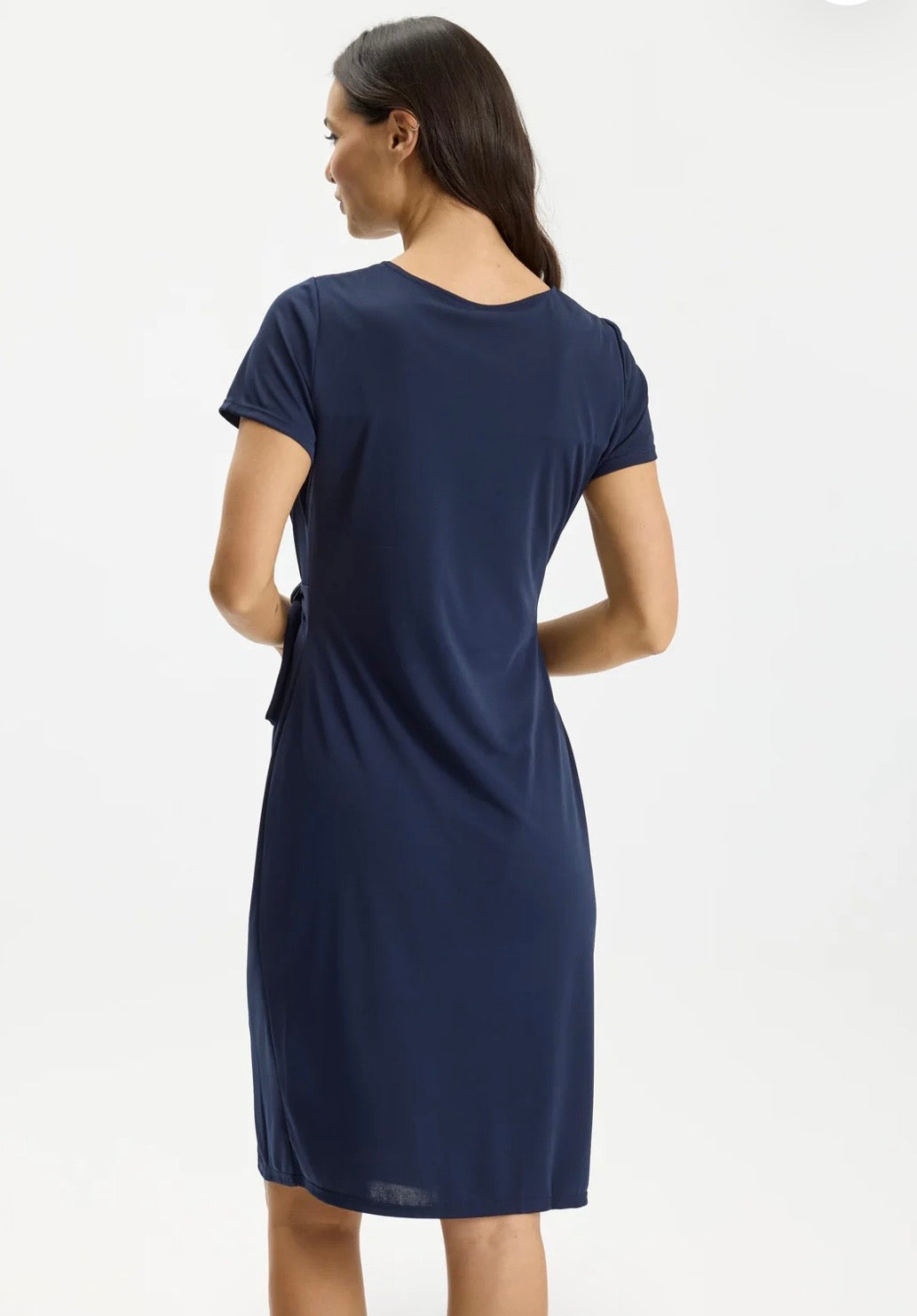 Jersey Dress with Tie Waist