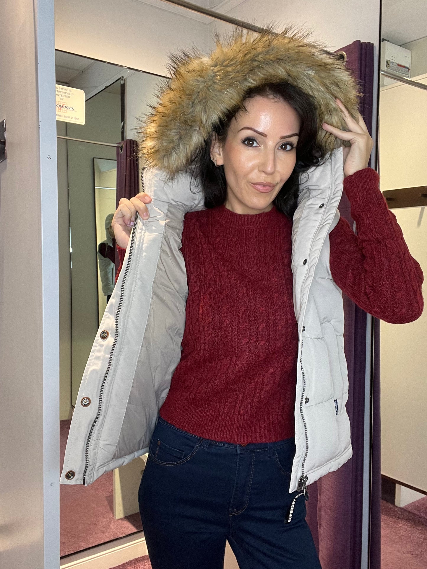 Everest Faux Fur Puffer Gilet