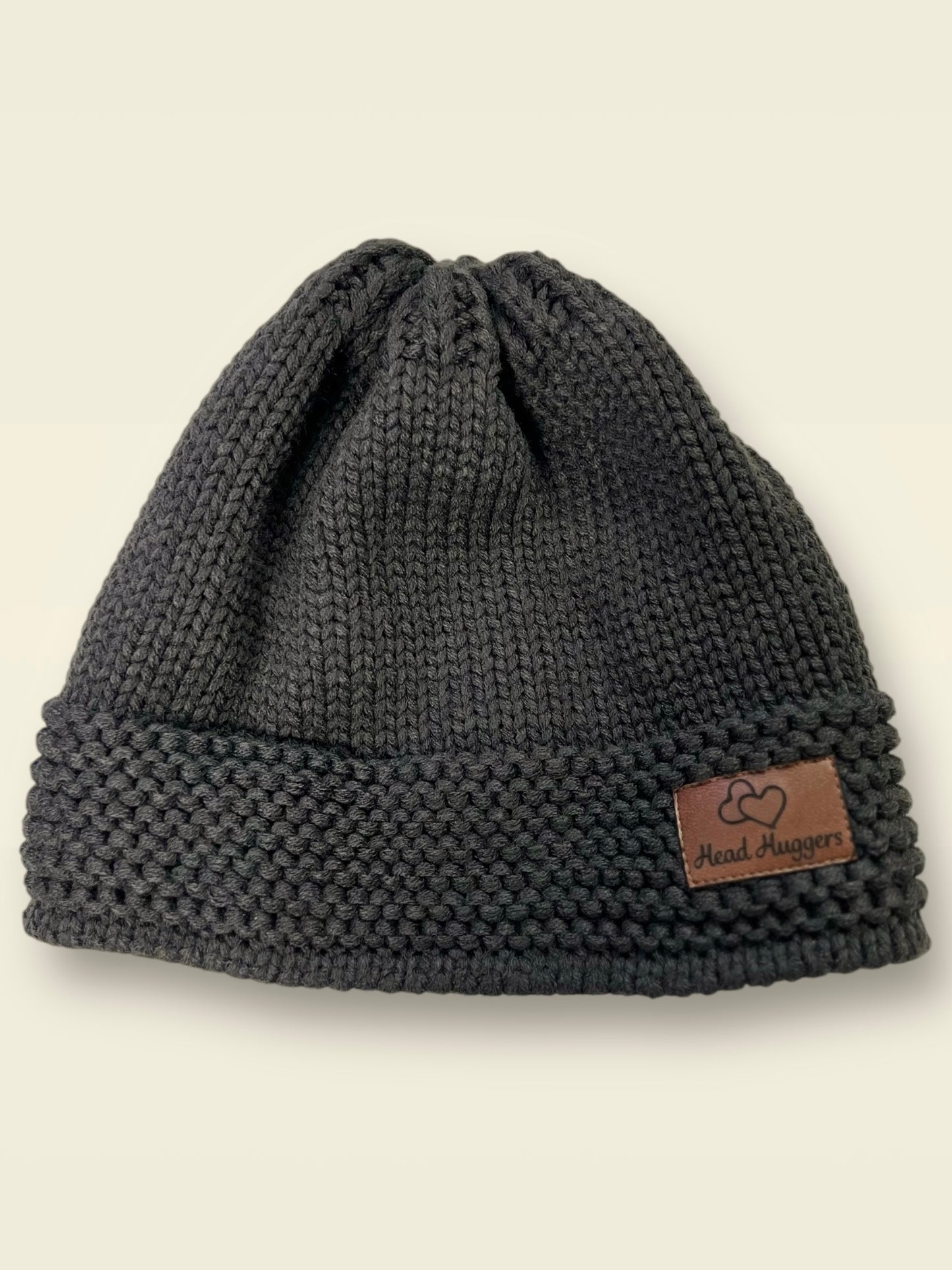 The Head Huggers Hat, Charcoal Grey