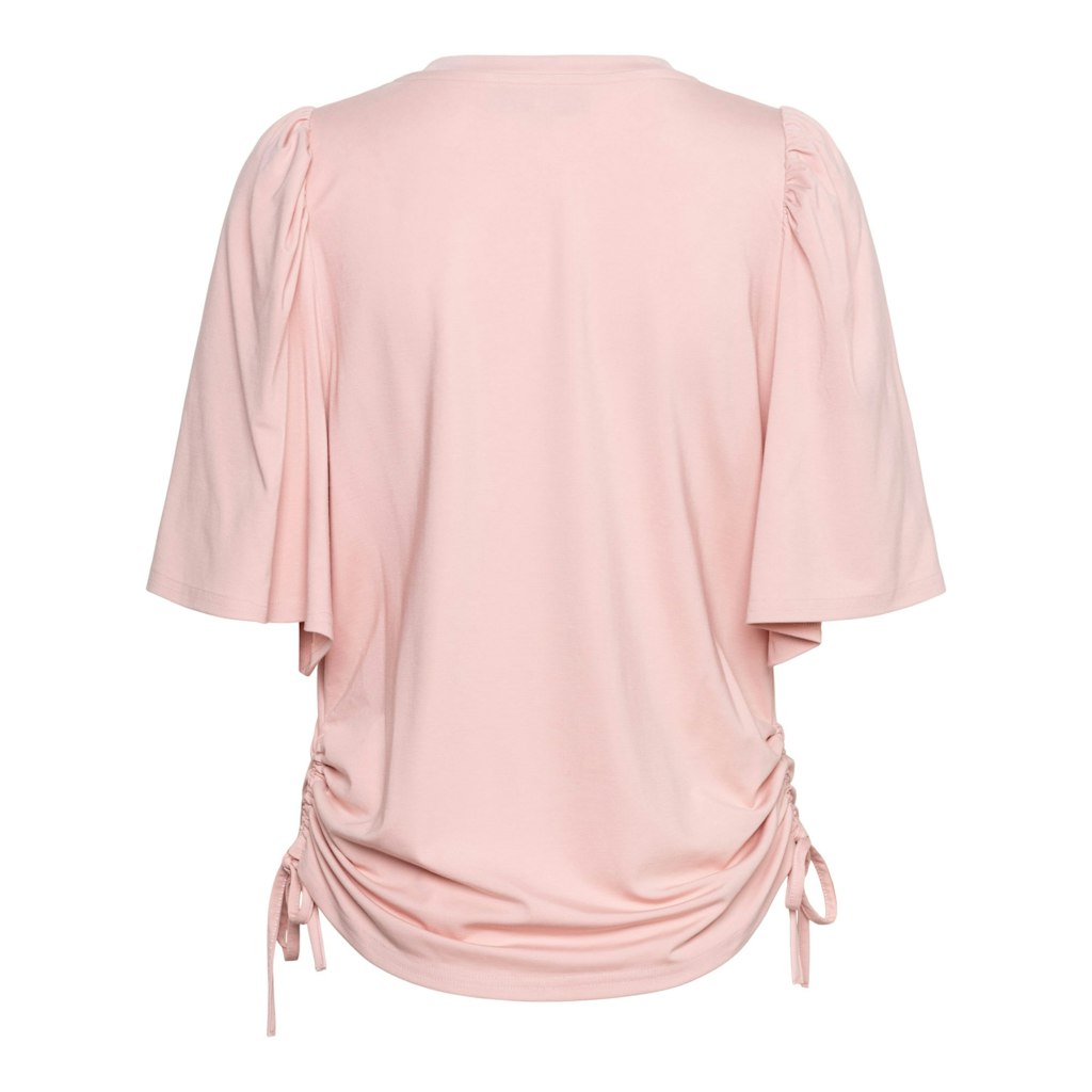 Soft Jersey Top with Drawstring Sides