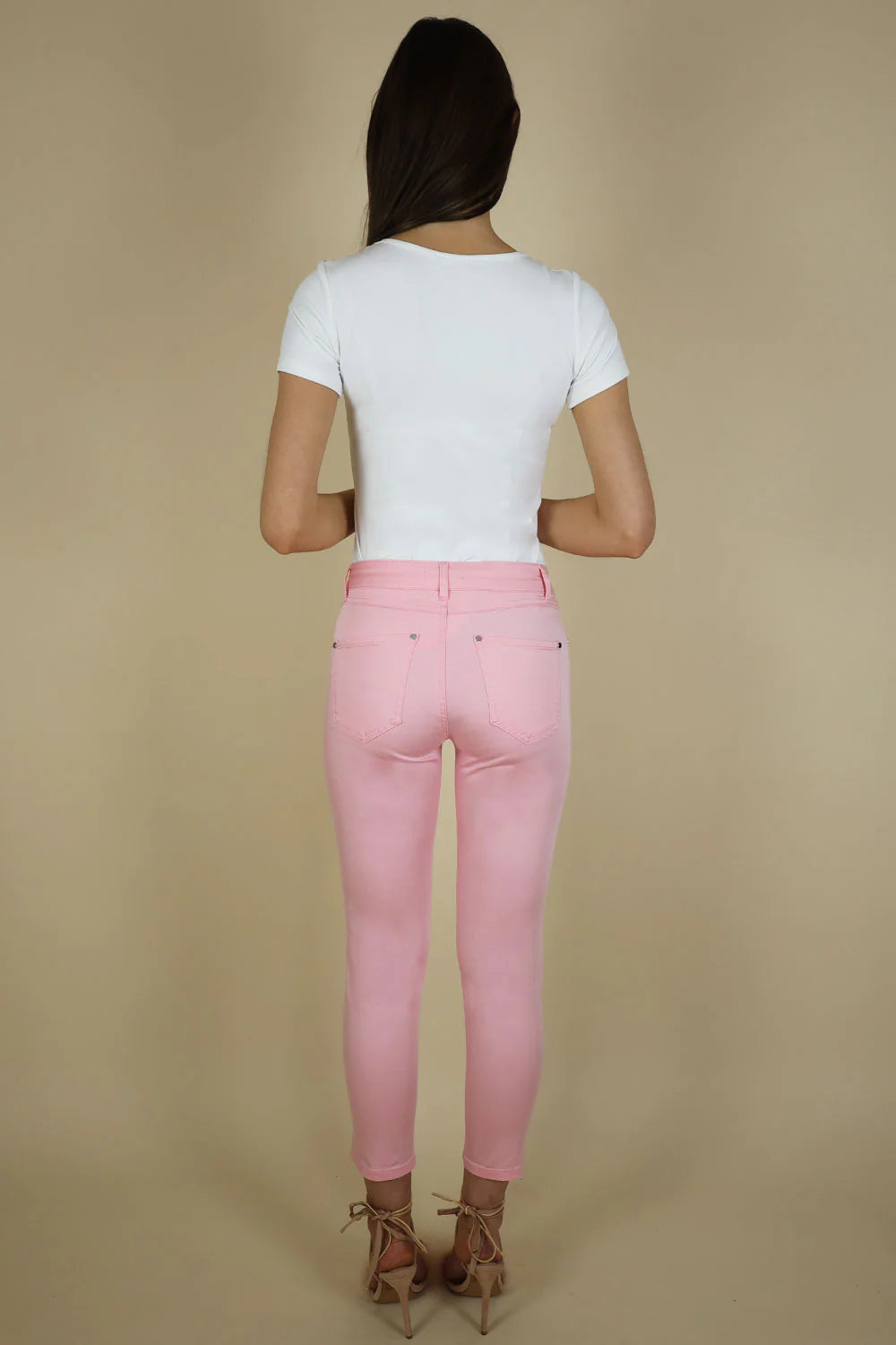 Unity 3/4 Tencel Trouser - 25" Leg, Pink