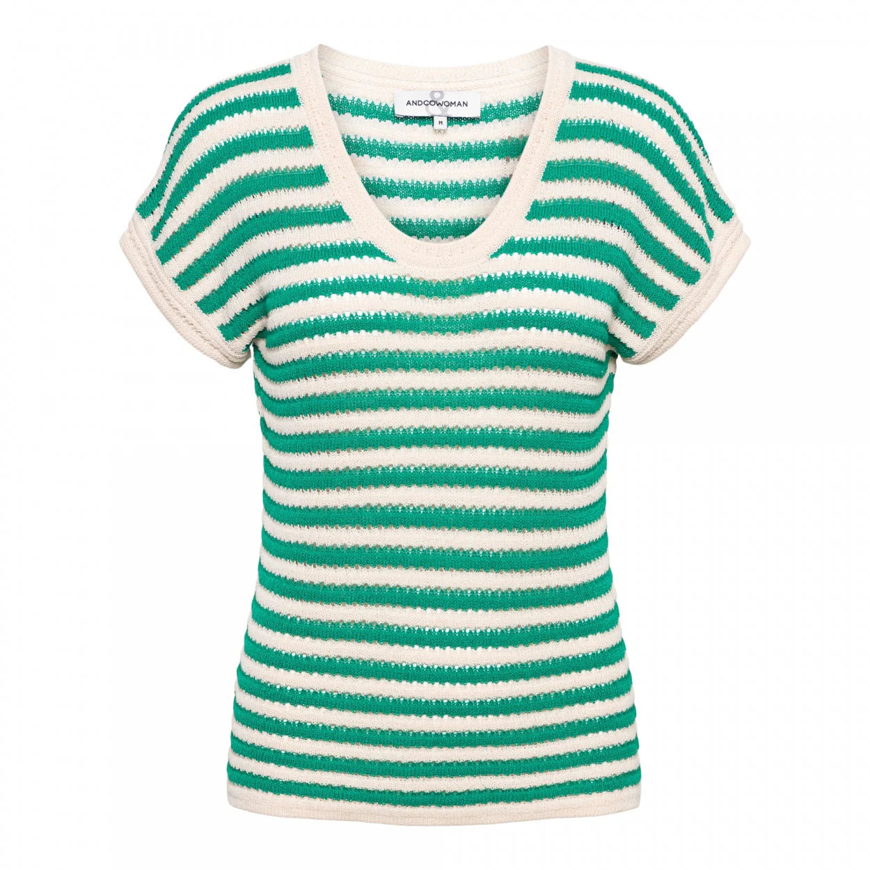 Bonita Striped Top, Green