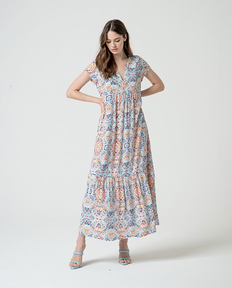 Ecovero Viscose Dress Multi