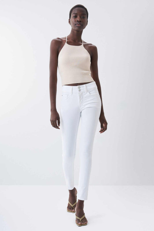Salsa Jeans Push in Secret Skinny White Jeans