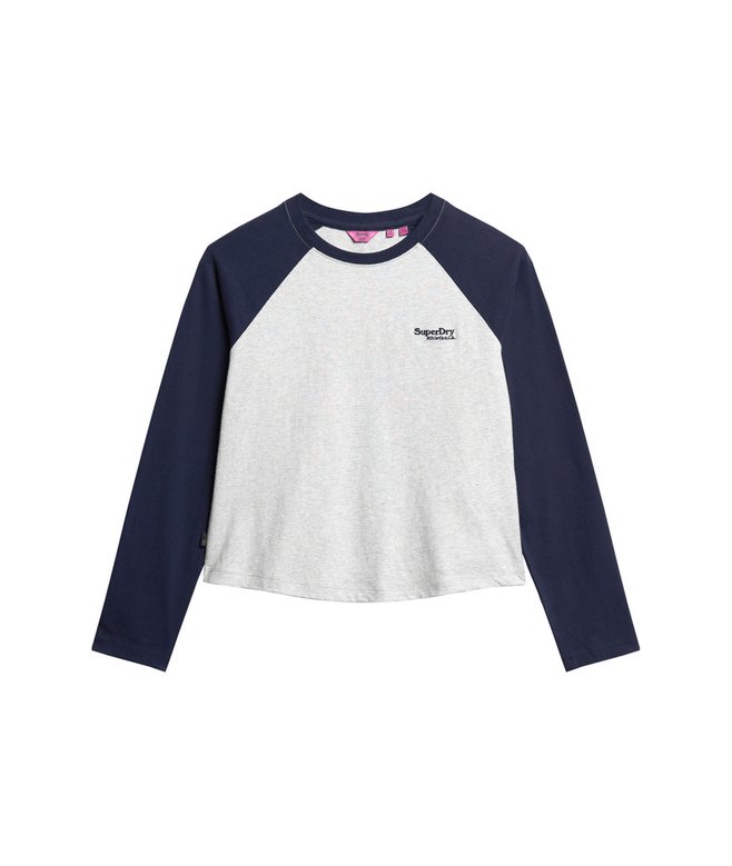 Essential Logo Long Sleeve Baseball Top