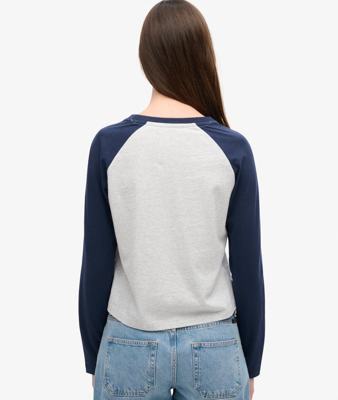 Essential Logo Long Sleeve Baseball Top