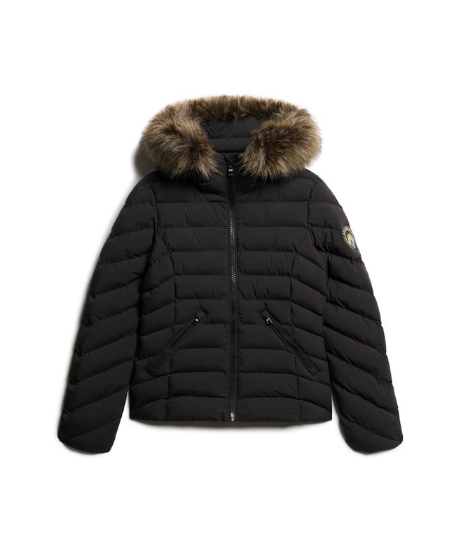 Fuji Faux Fur Hood Padded Jacket