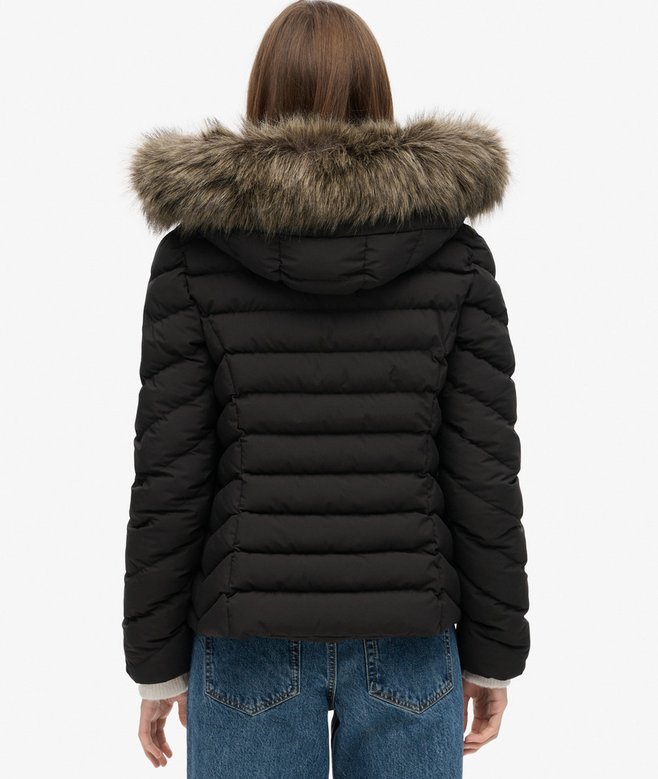 Fuji Faux Fur Hood Padded Jacket